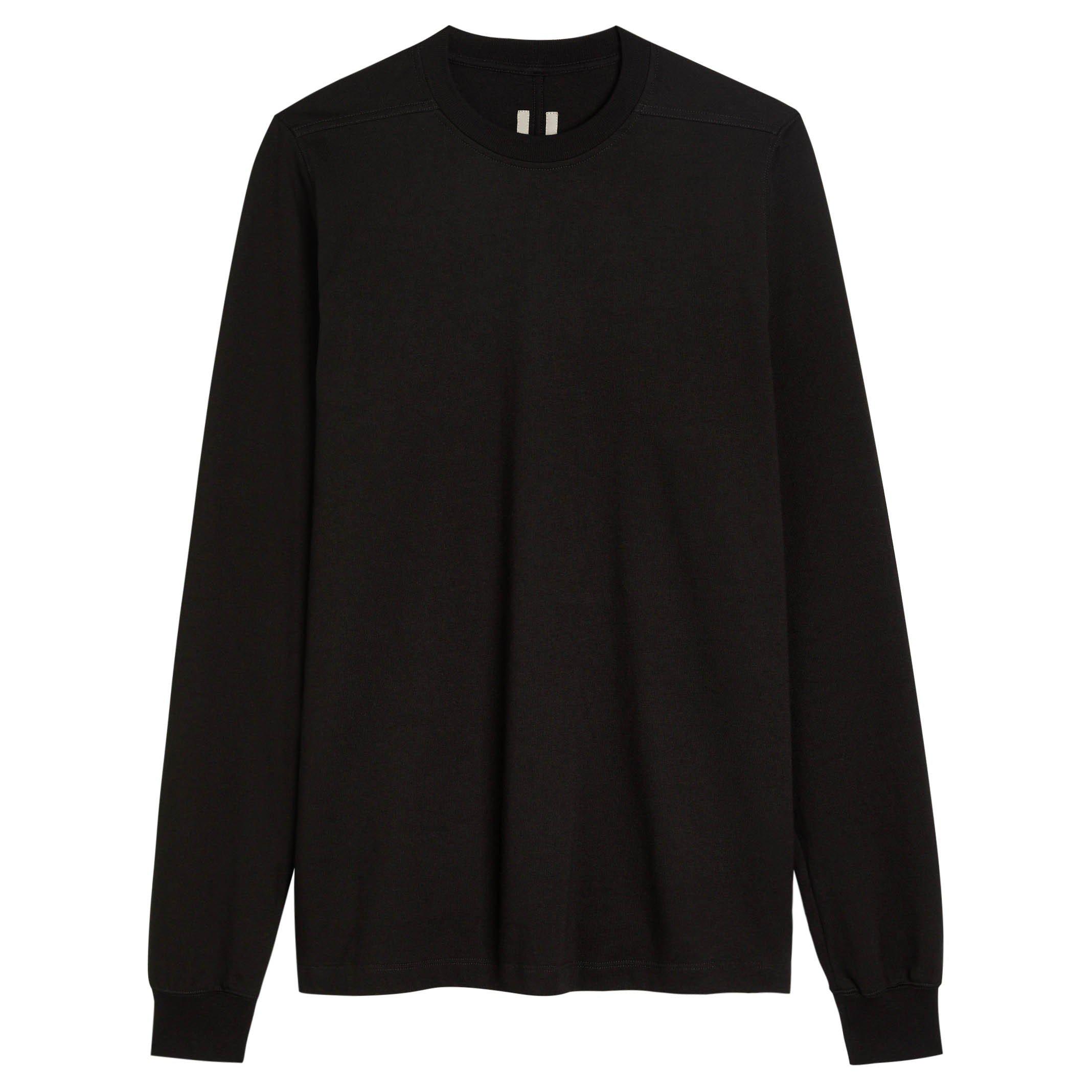 Rick Owens | RO SHORT LS CREW | HARVEY NICHOLS