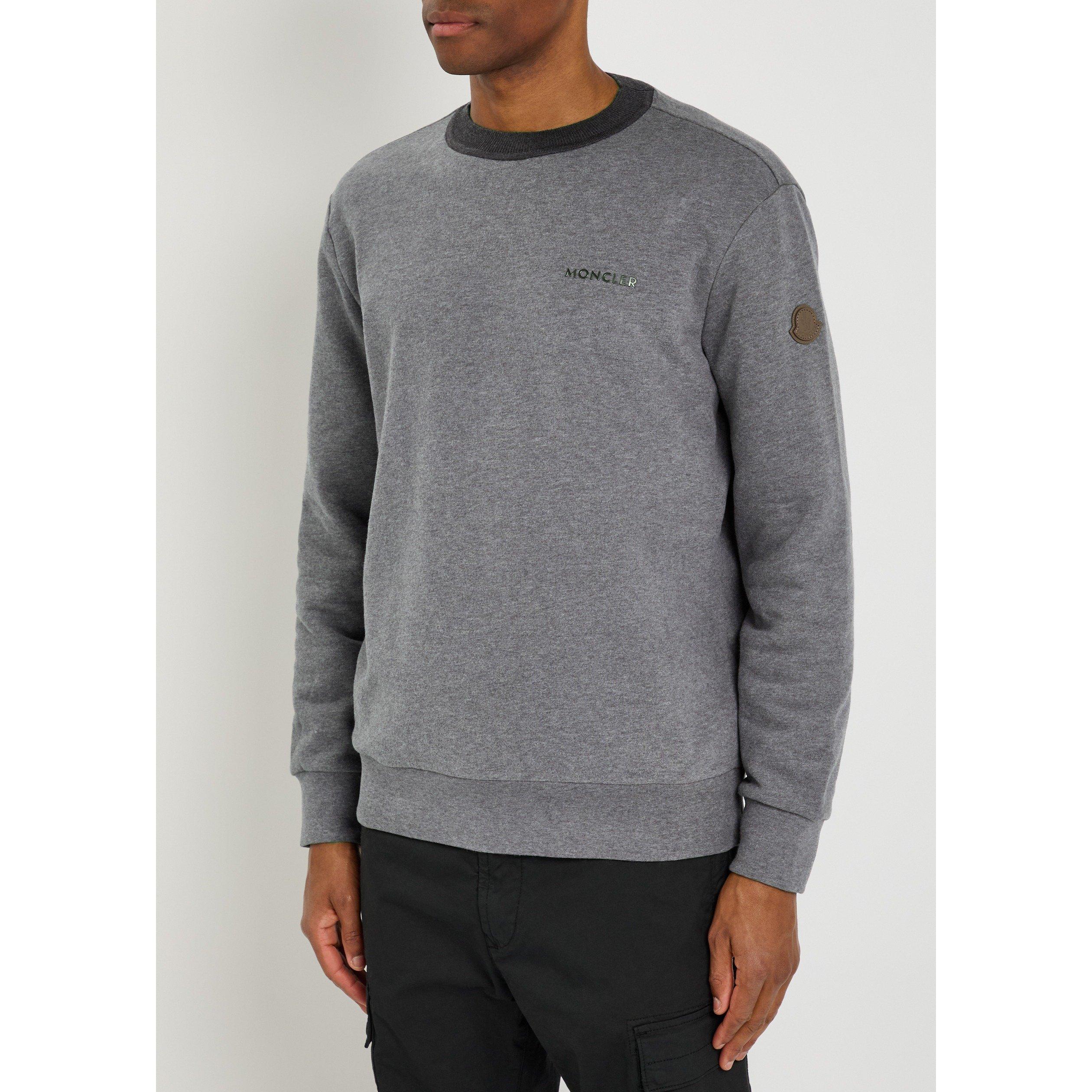 GREY - Moncler - MON TONAL LOGO CN SWT - 2