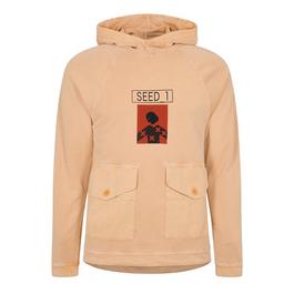 CP Company Graphic Print  Goggle Hooded Jumper