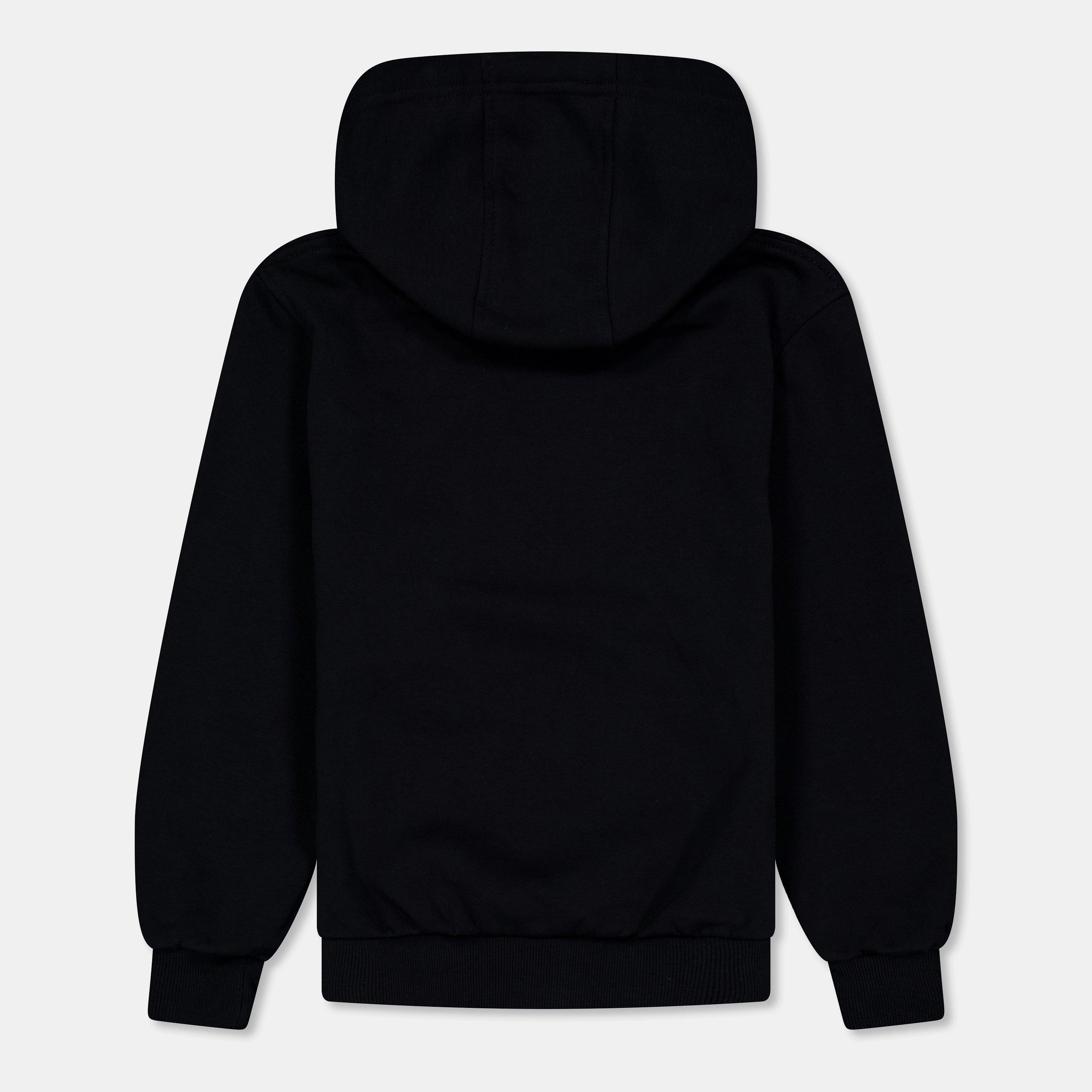 Black/White - Nike - Sportswear Club Fleece Big Kids' Hoodie - 2