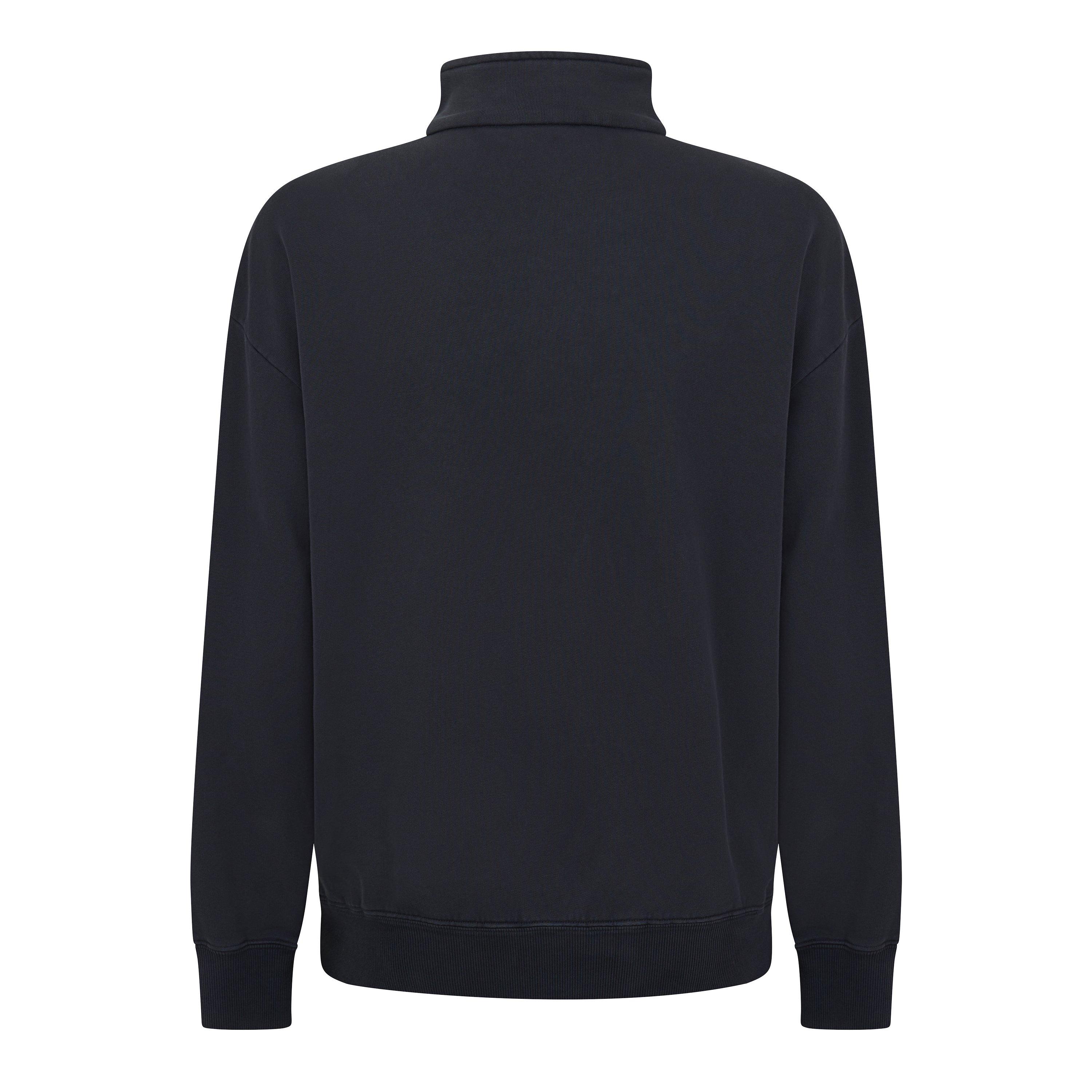 BLACK - DIOR - Men's Diorling Cotton 1/4 Zip Sweatshirt - 2