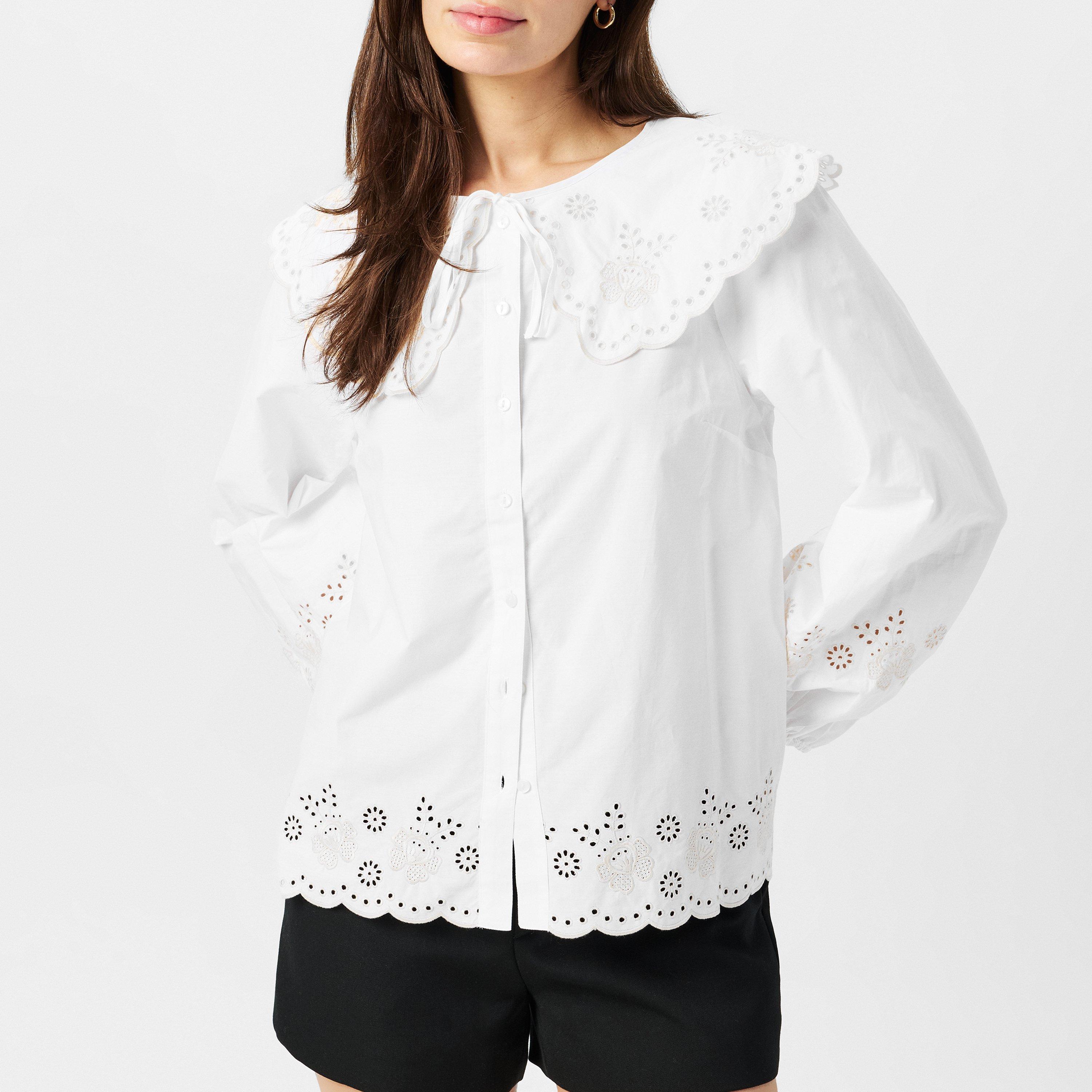 White - Nobodys Child - Orchid Broderie Blouse - 3