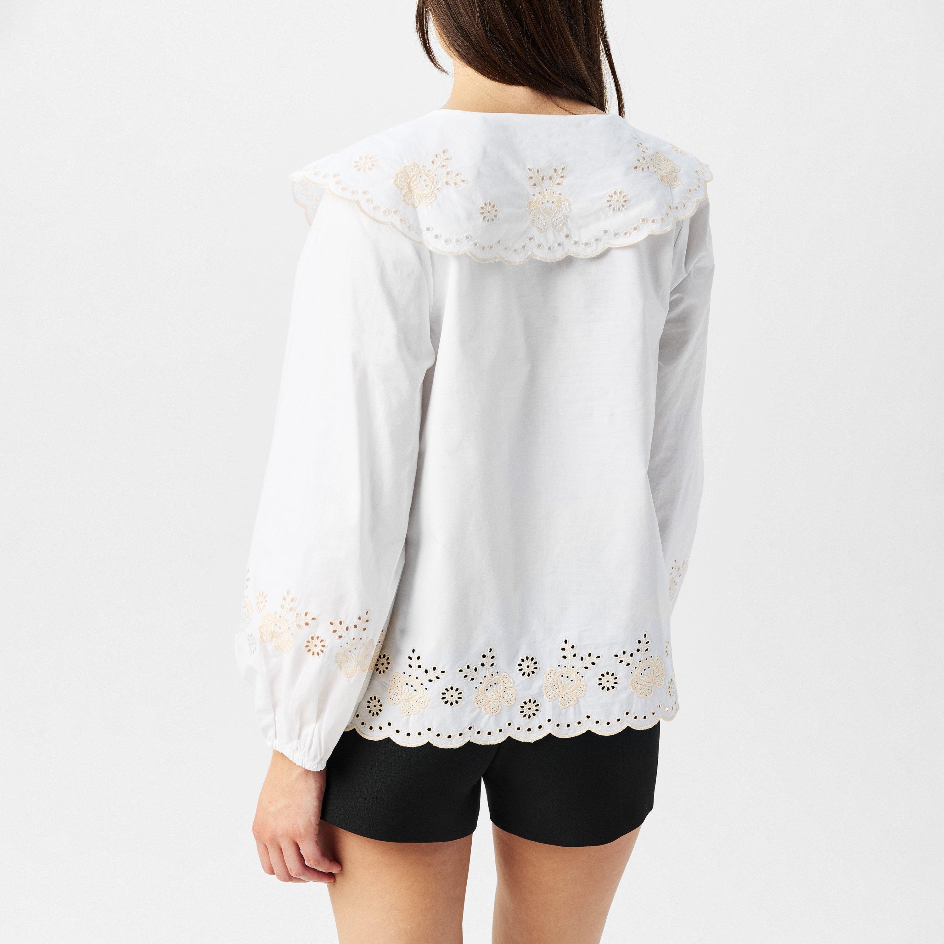 White - Nobodys Child - Orchid Broderie Blouse - 4