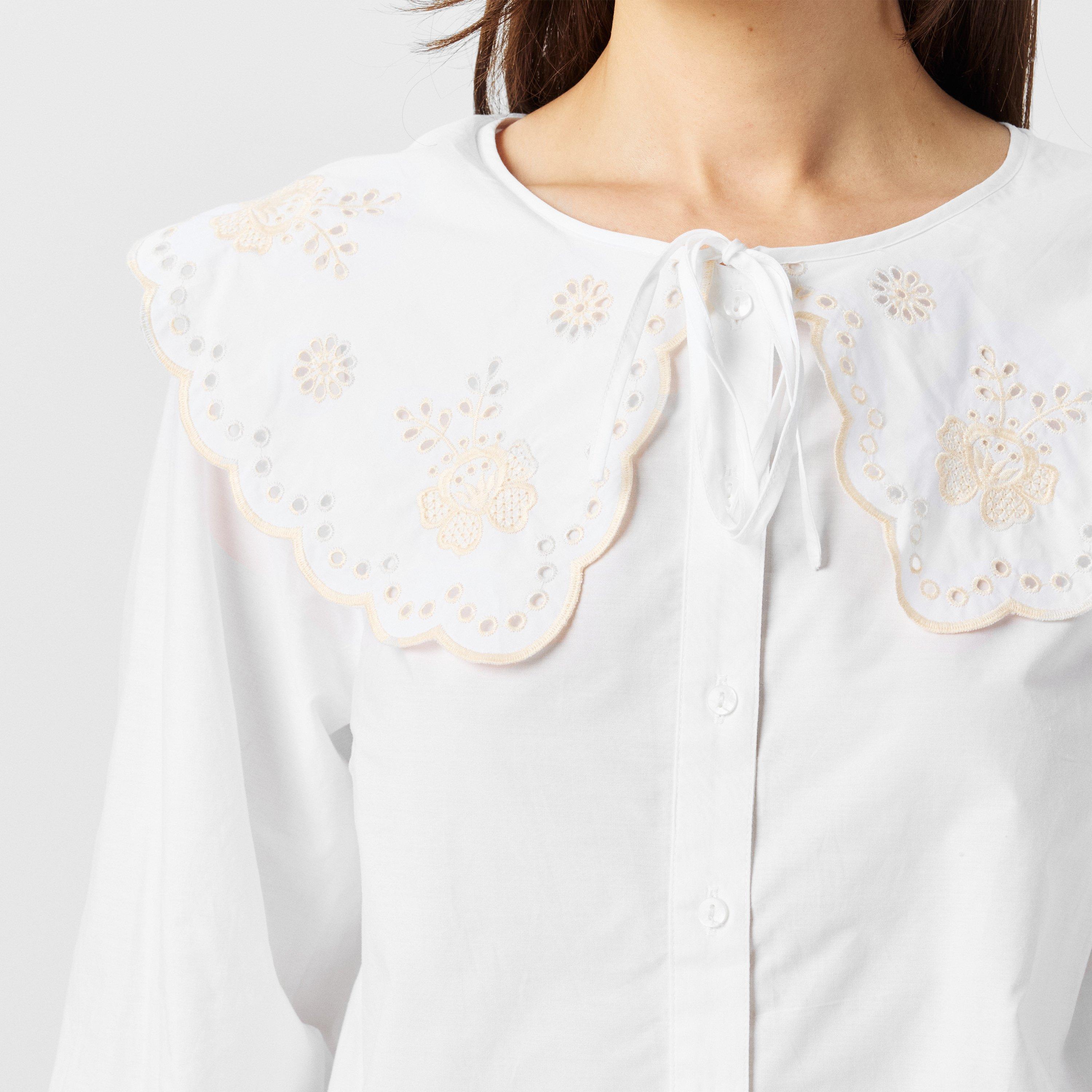 White - Nobodys Child - Orchid Broderie Blouse - 5