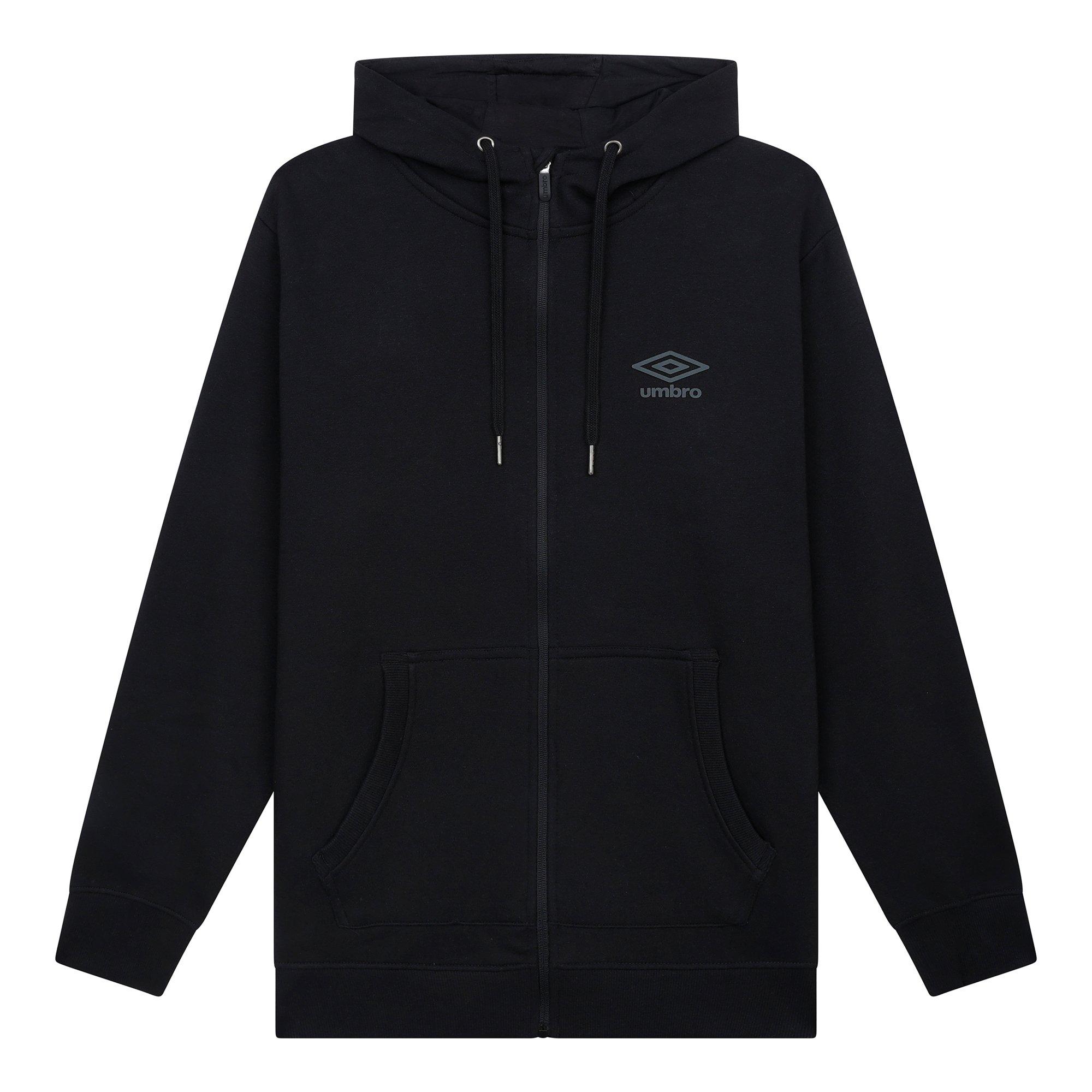Blk/Wdld Gry - Umbro - Men's Core Zip Hoodie - 1