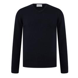 Lyle and Scott V Neck Pullover Jumper