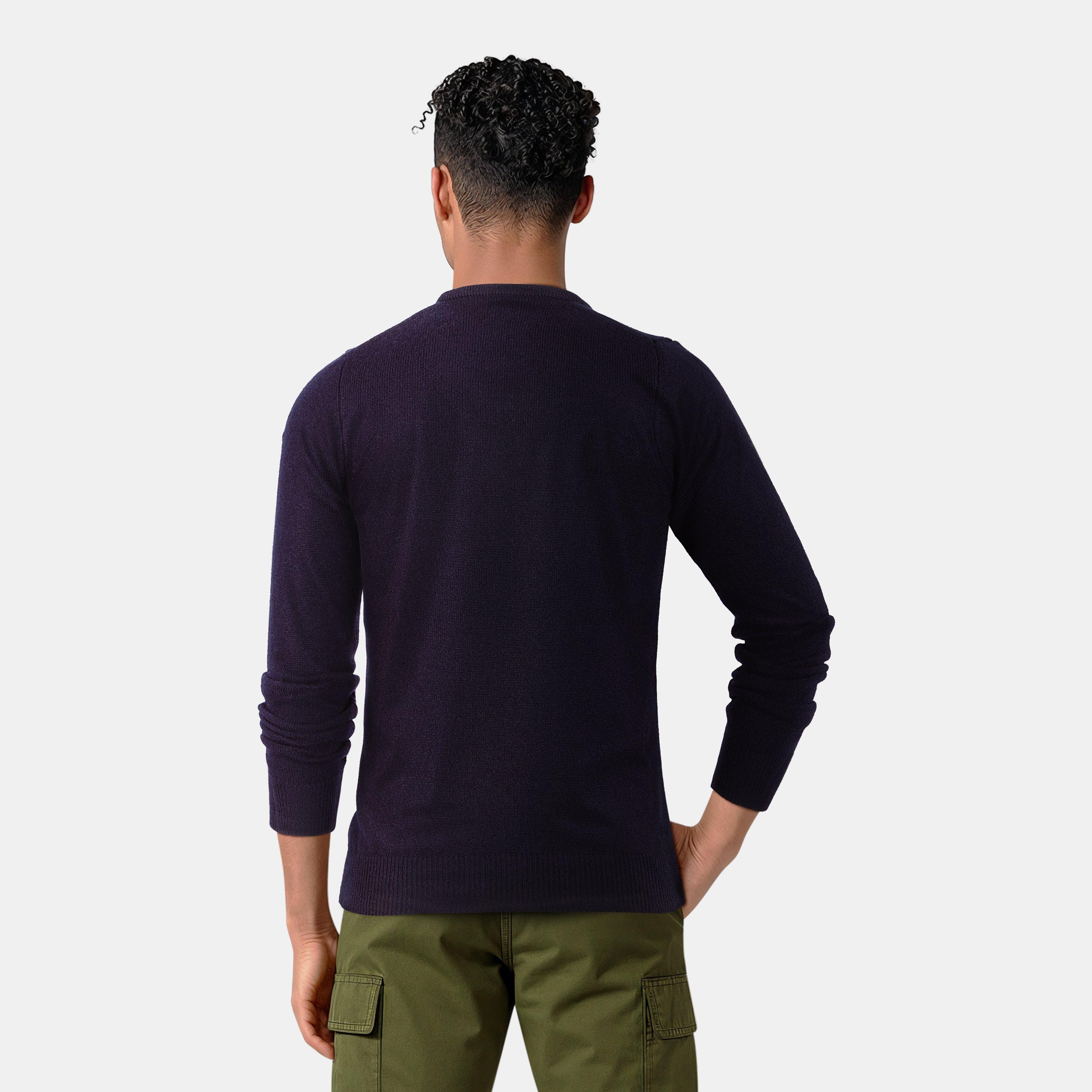 Neu Navy - Lyle and Scott - V-Neck Pullover Jumper - 4