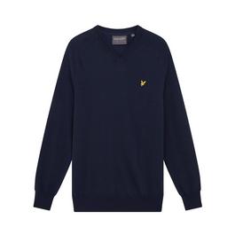 Lyle and Scott Lyle Merino V Neck Sn99