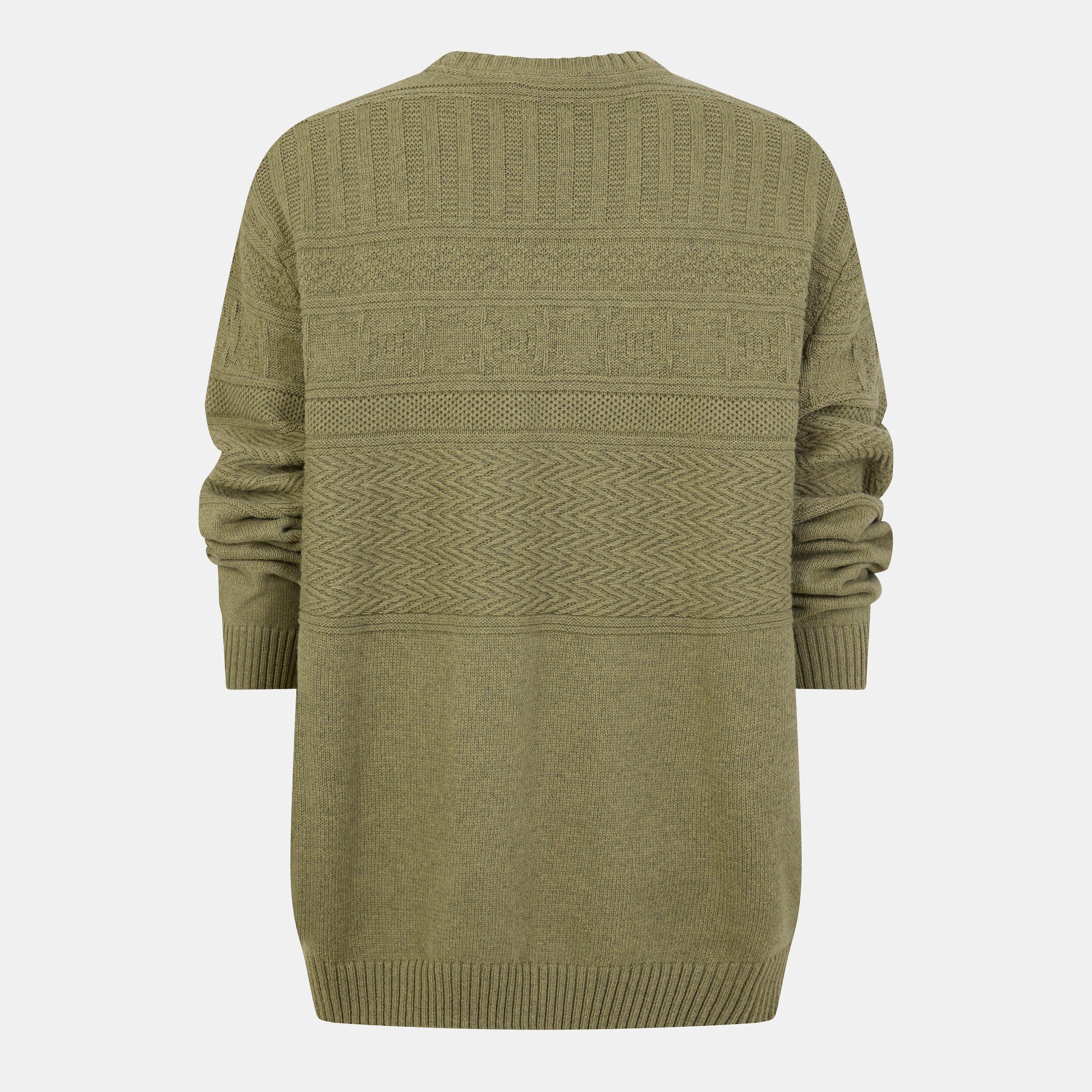 Seaweed - Lyle and Scott - Guernsey Crew Neck Jumper, - 2