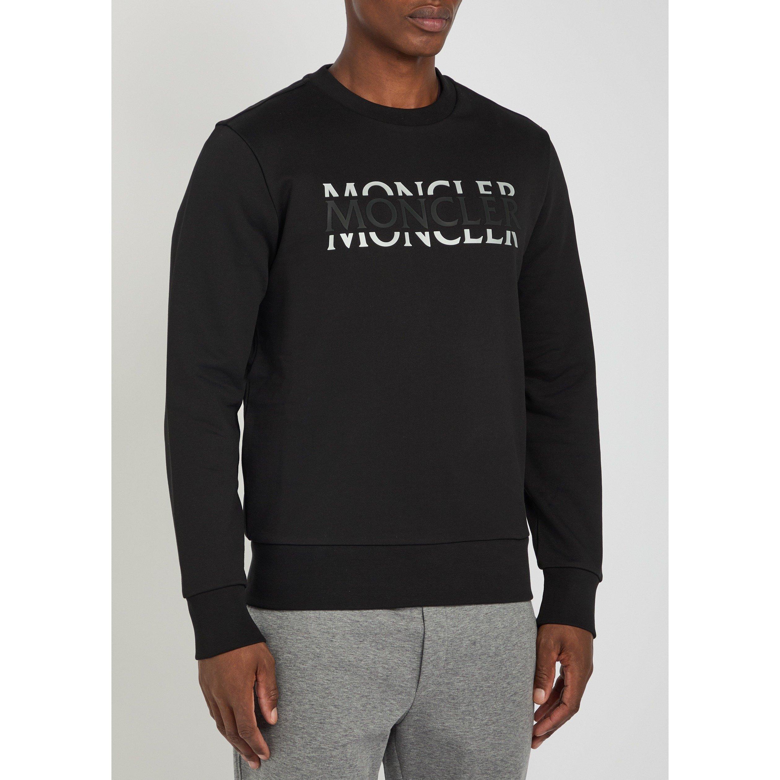 BLACK - Moncler - MON CHEST LOGO SWEAT - 2