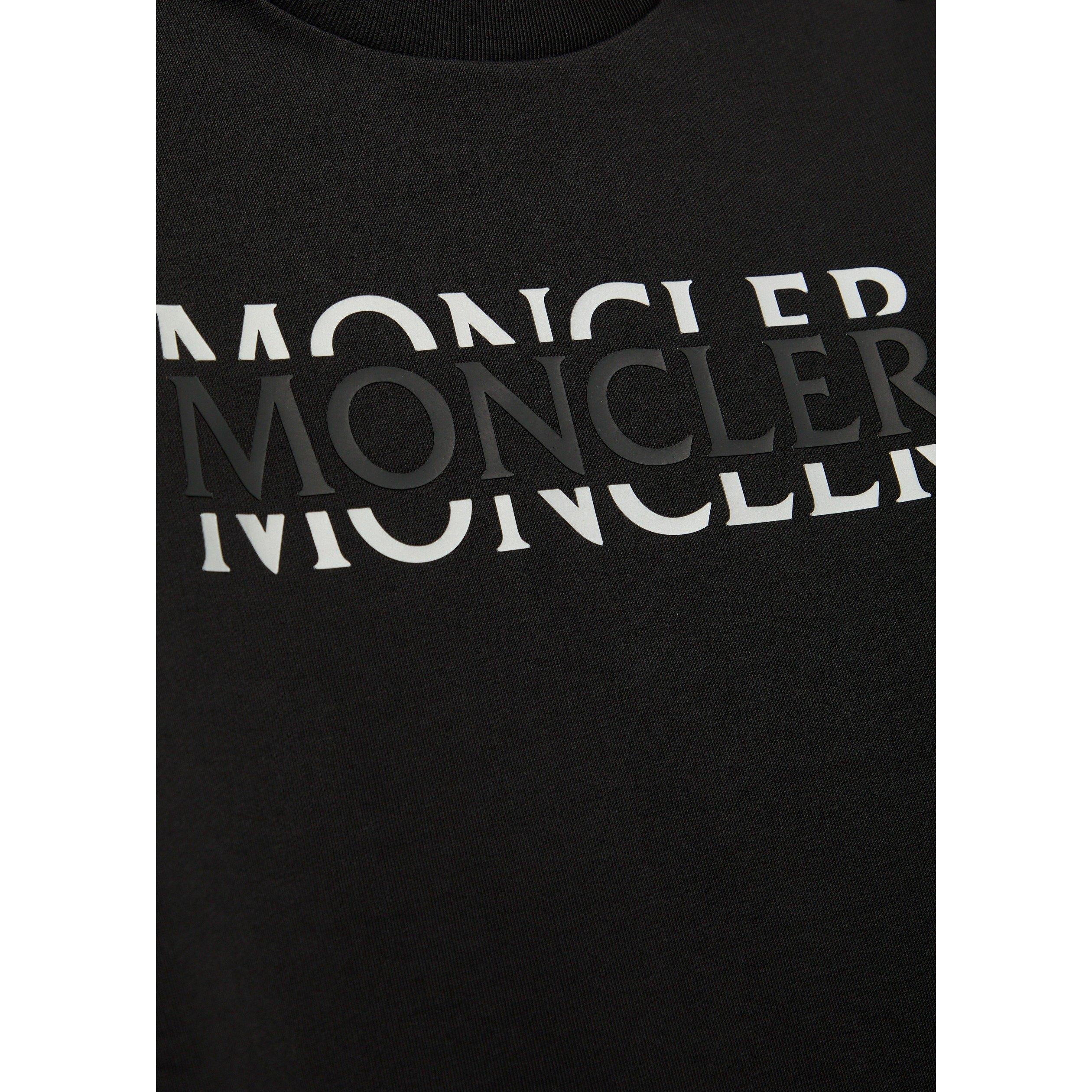 BLACK - Moncler - MON CHEST LOGO SWEAT - 4