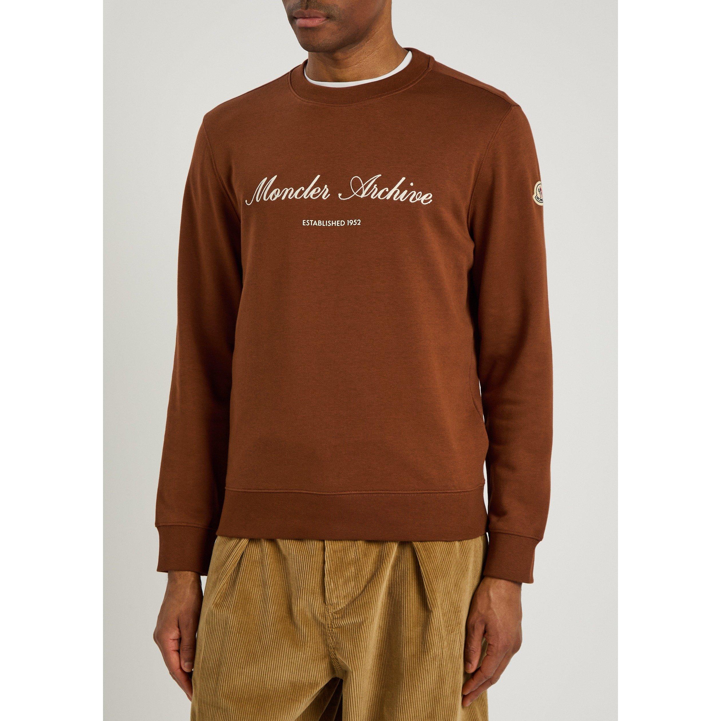 ORANGE - Moncler - MON CHEST LOGO KNIT CREW - 2