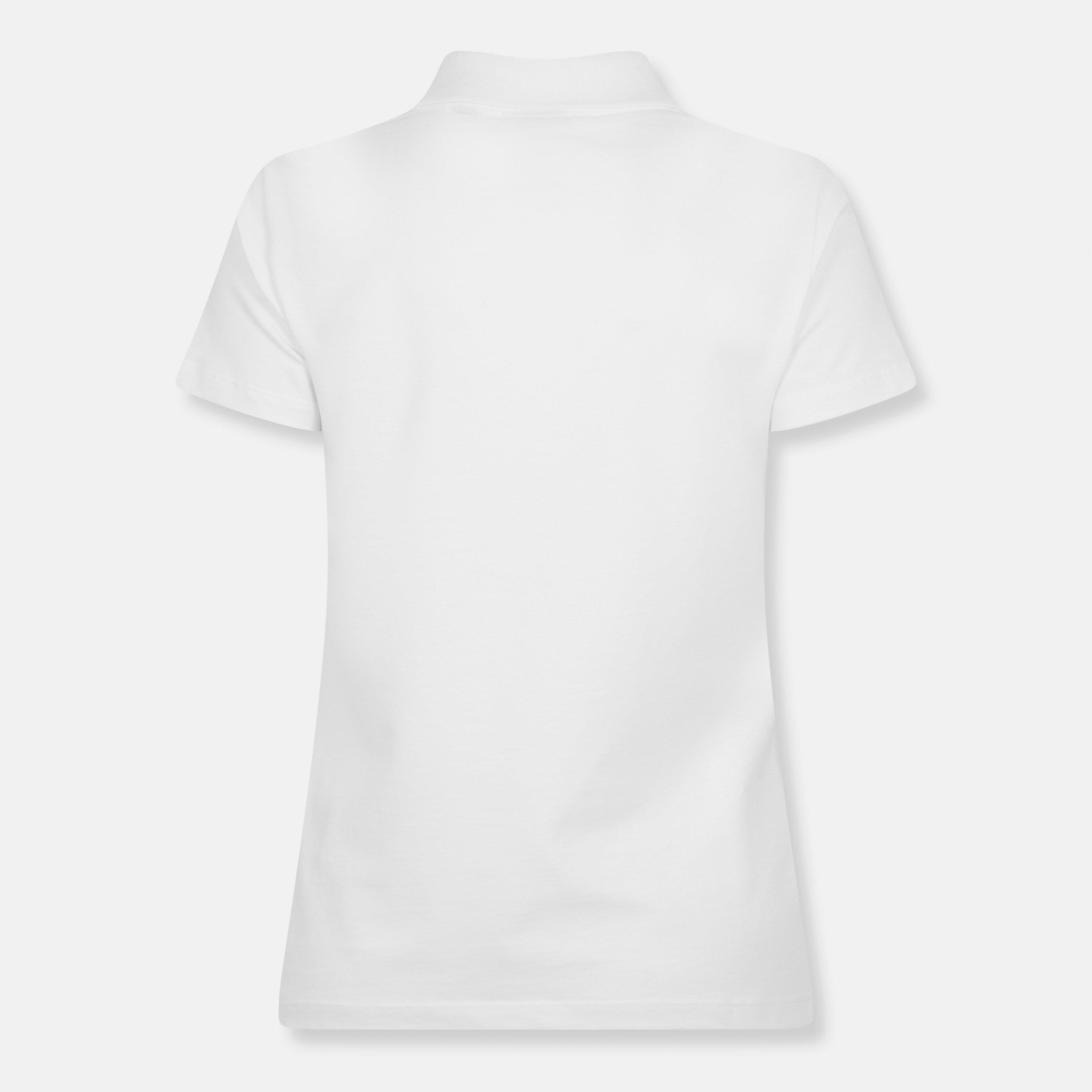 White - Lyle and Scott - Women's Short-Sleeve Polo Shirt - 2