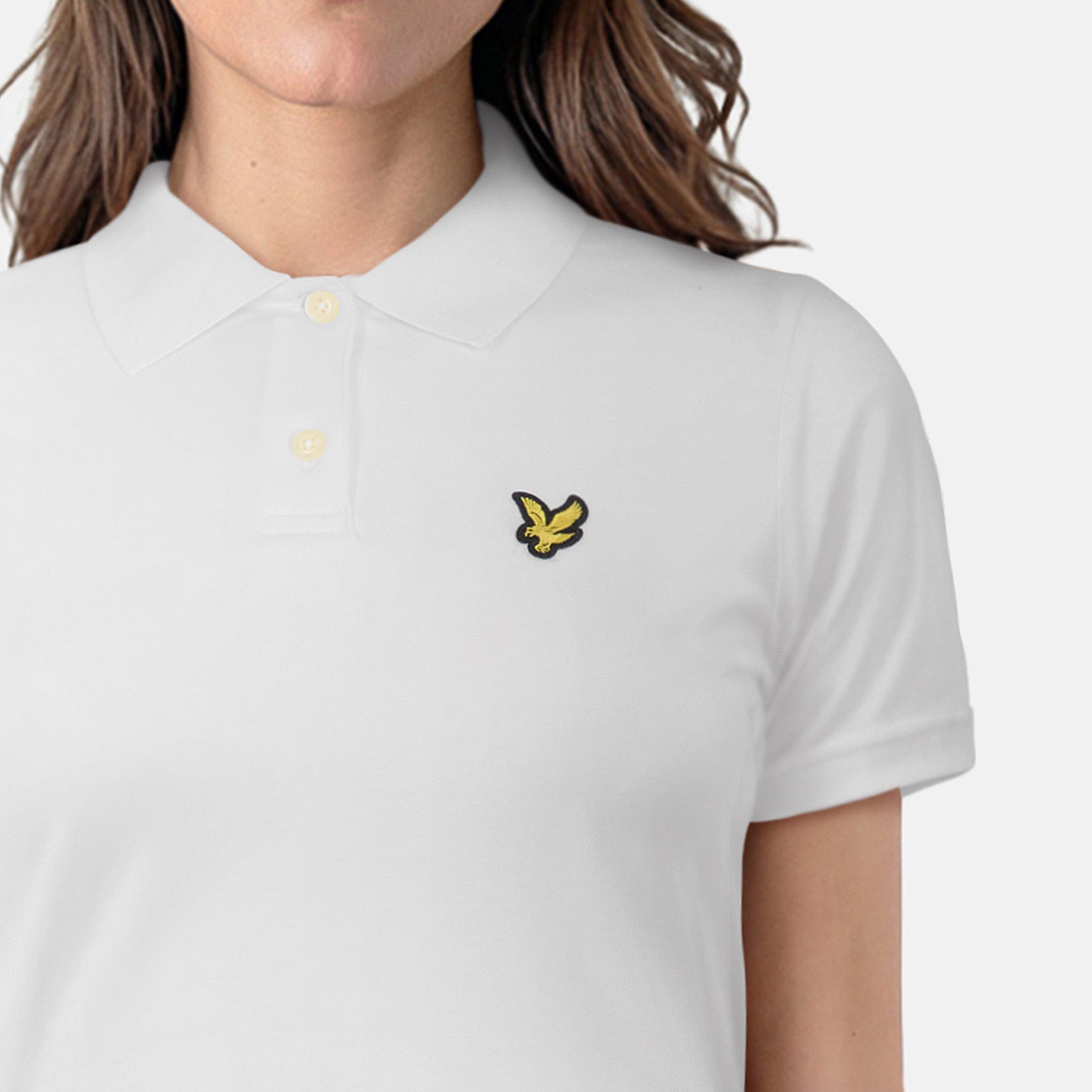 White - Lyle and Scott - Women's Short-Sleeve Polo Shirt - 5