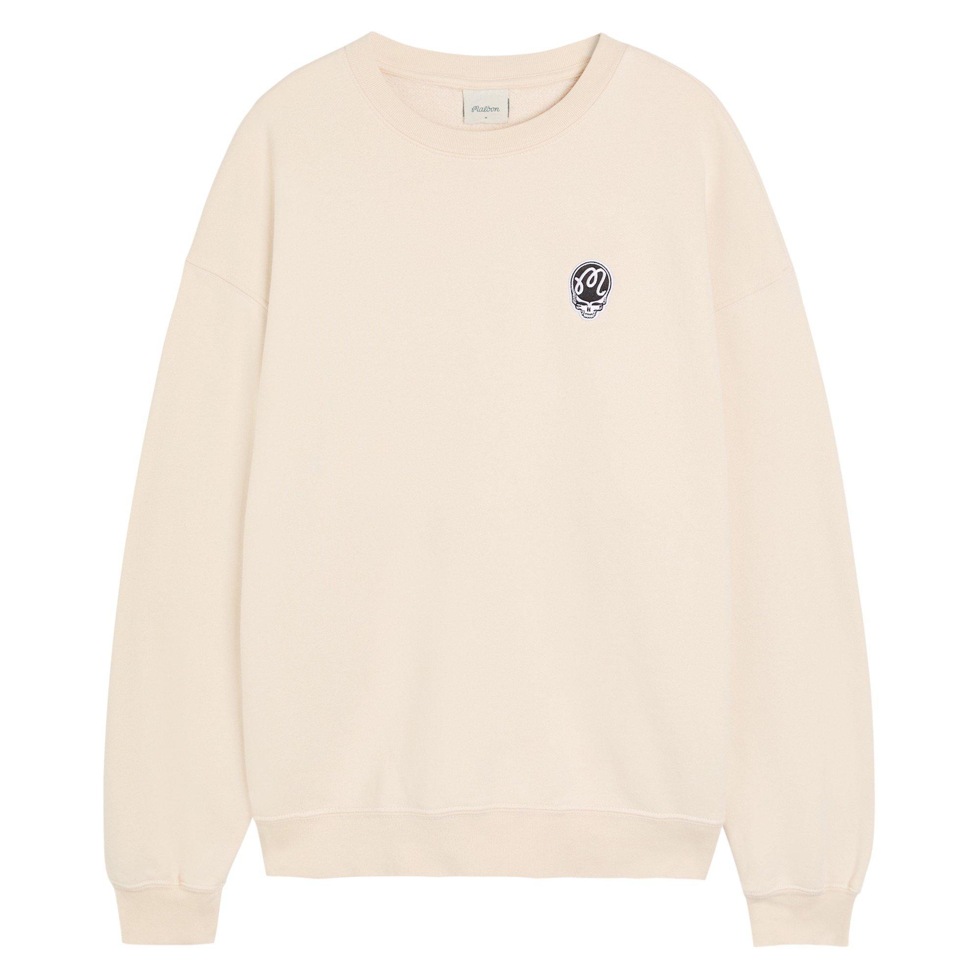 BEIGE - Malbon - MAL GRATEFUL DEAD CREW SWEAT