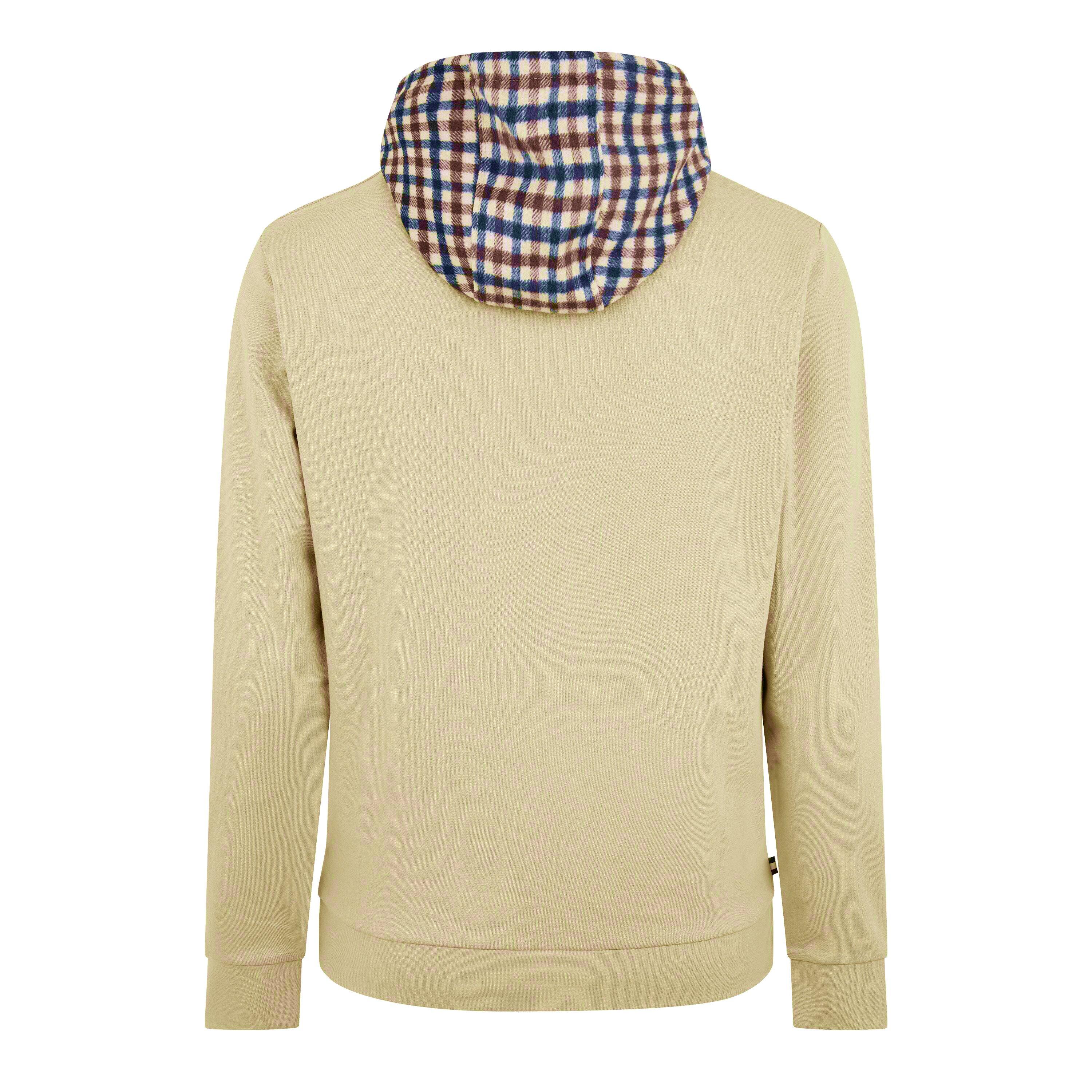 Beige/Check - Aquascutum - Check Hoodie - 6