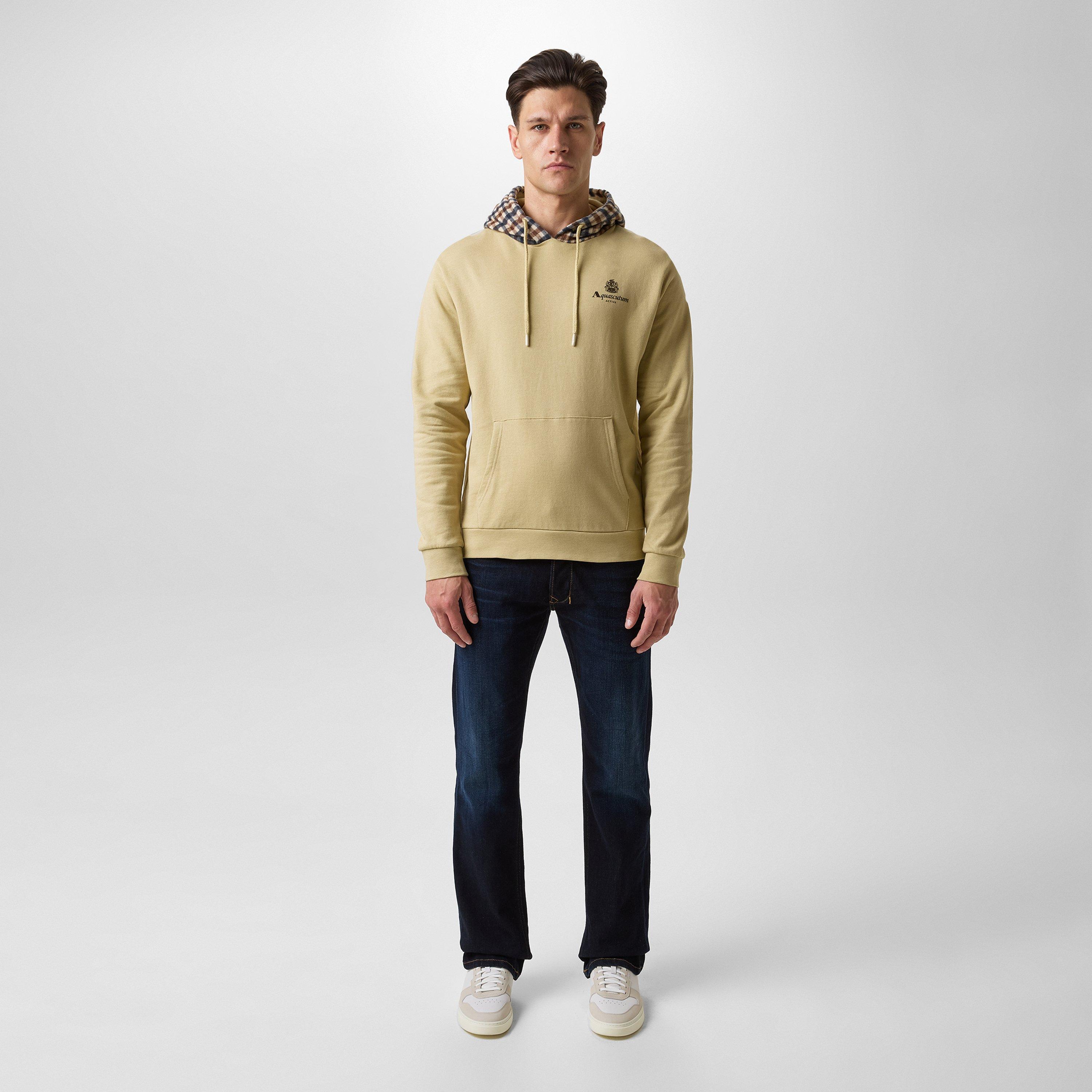 Beige/Check - Aquascutum - Check Hoodie - 4