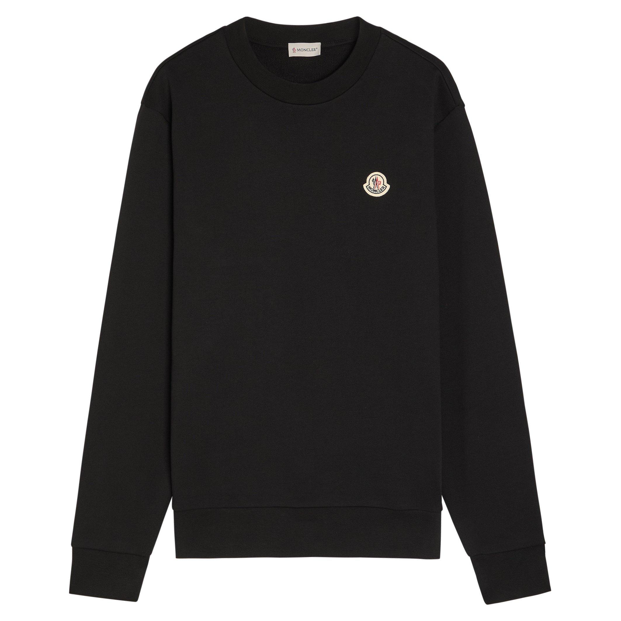 BLACK - Moncler - MON LOGO SWEATSHIRT