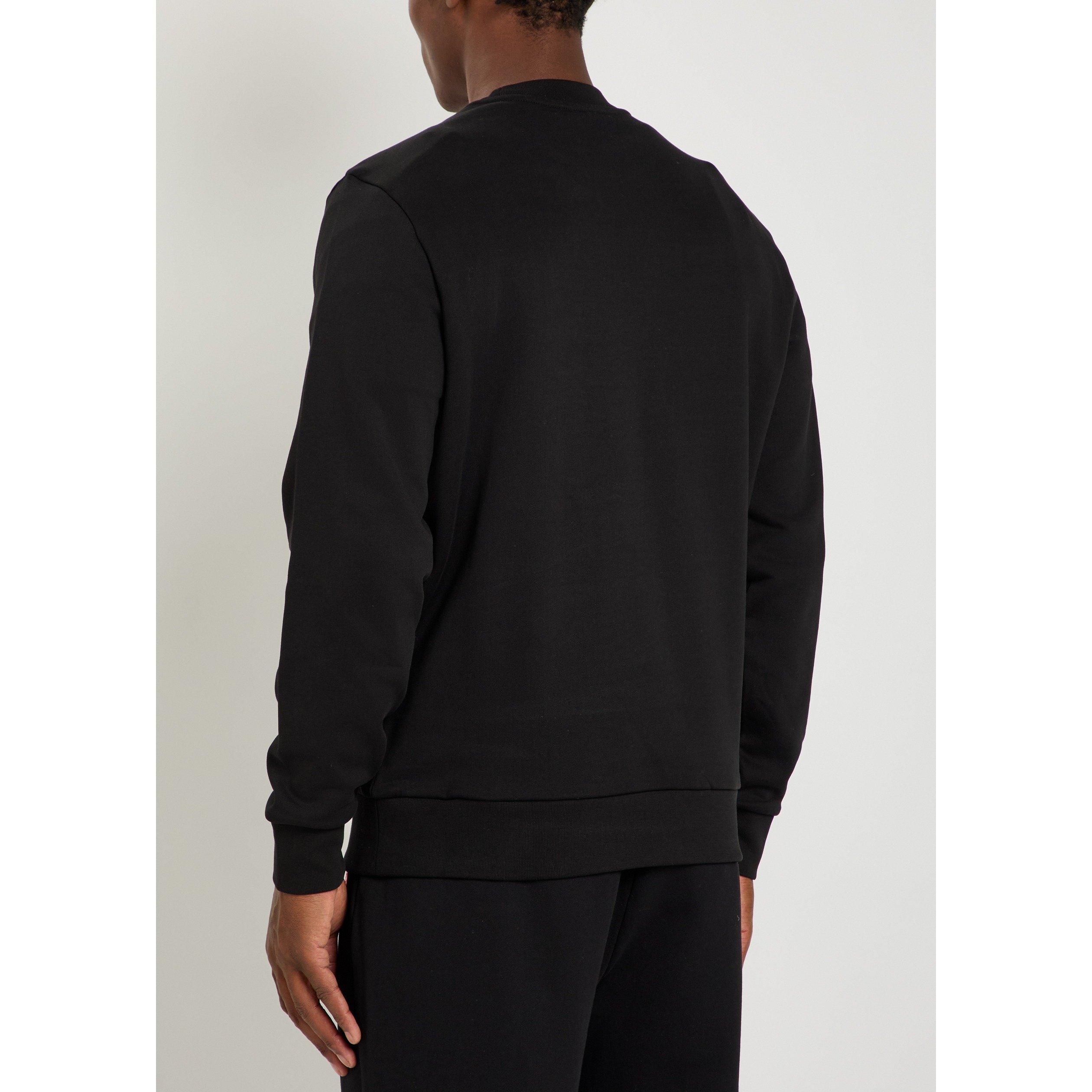 BLACK - Moncler - Men's Mon Logo Cotton Sweatshirt - 3