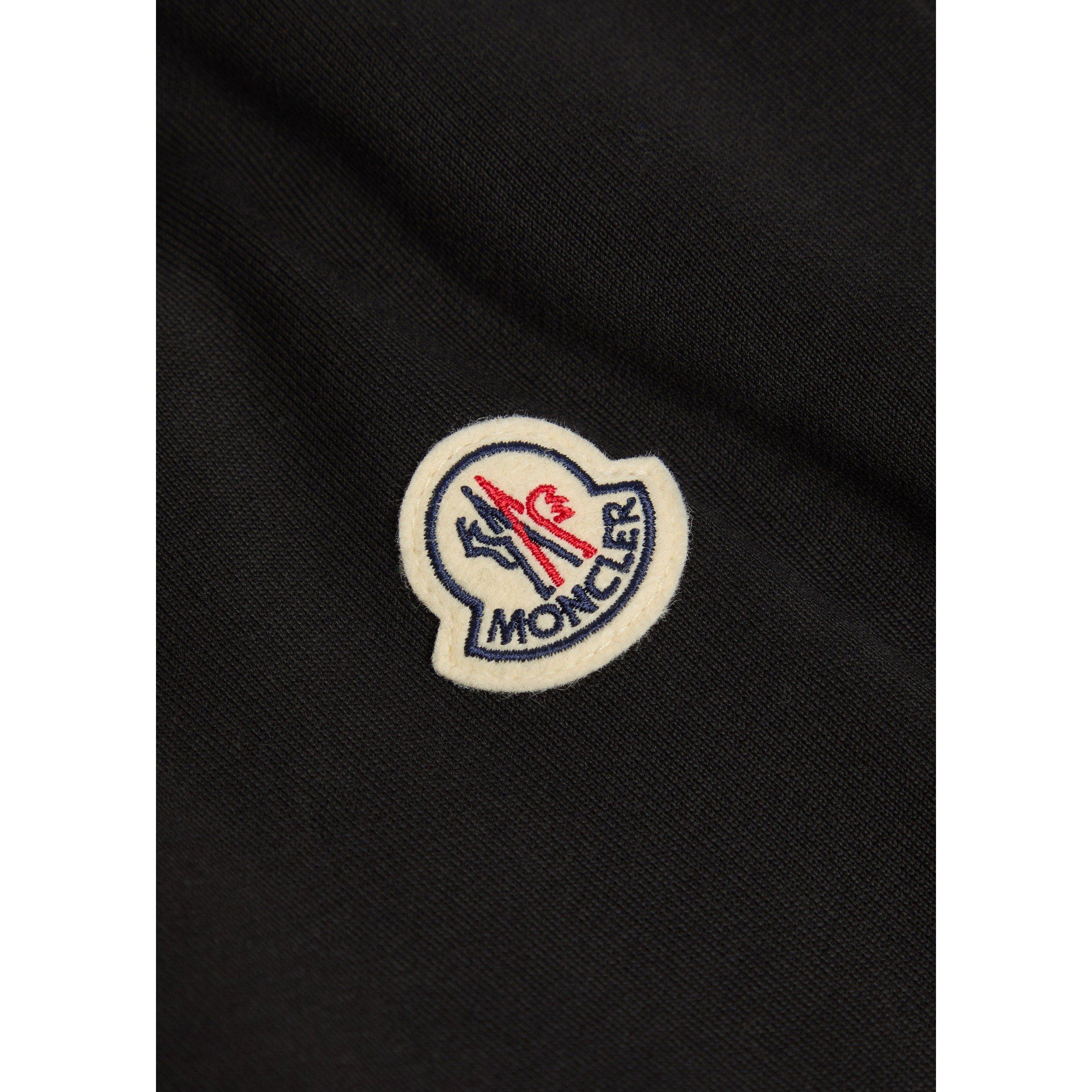 BLACK - Moncler - Men's Mon Logo Cotton Sweatshirt - 4