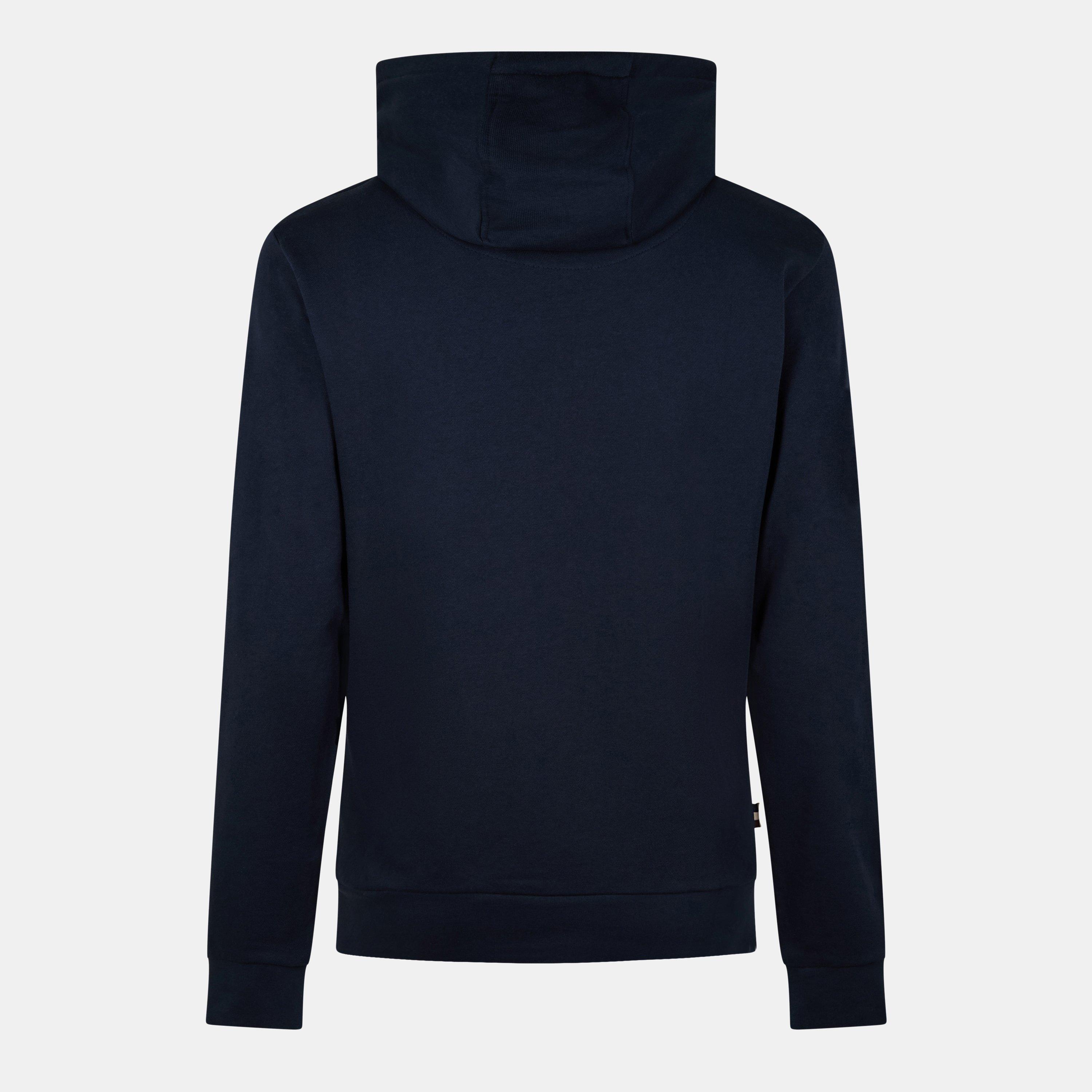 Navy - Aquascutum - Logo Hoodie - 2