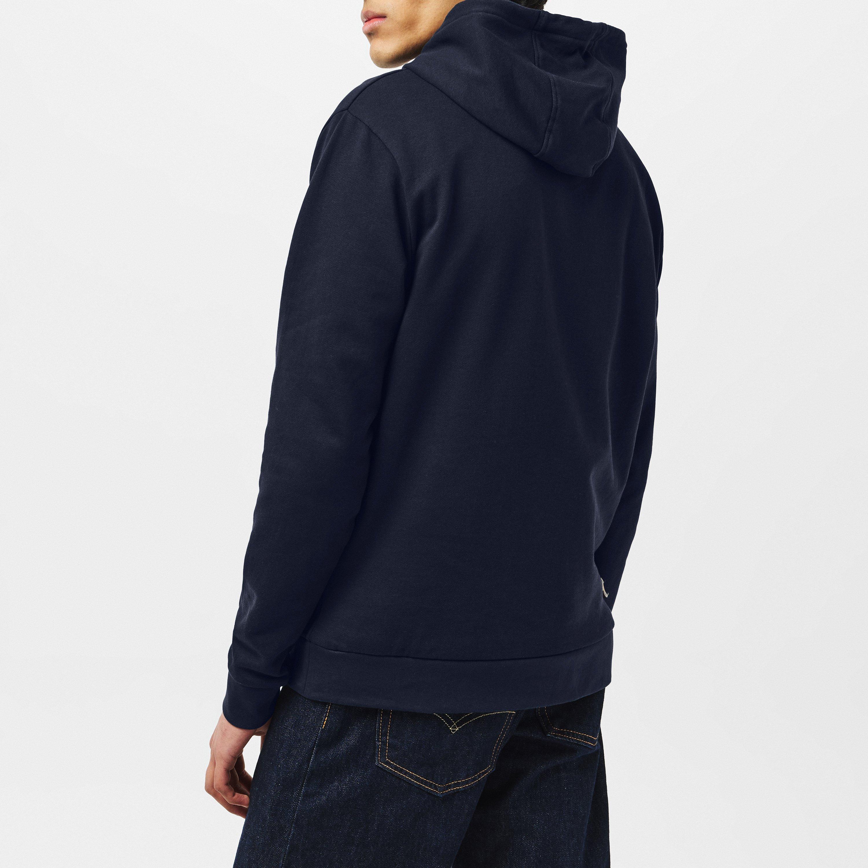 Navy - Aquascutum - Logo Hoodie - 4