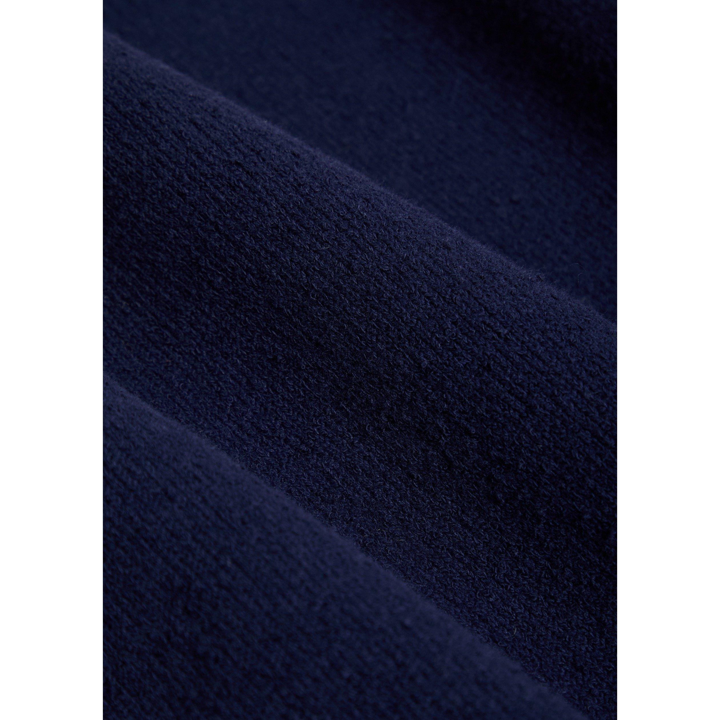 NAVY - YMC - Men's Textured Cotton Crew Sweatshirt - 4