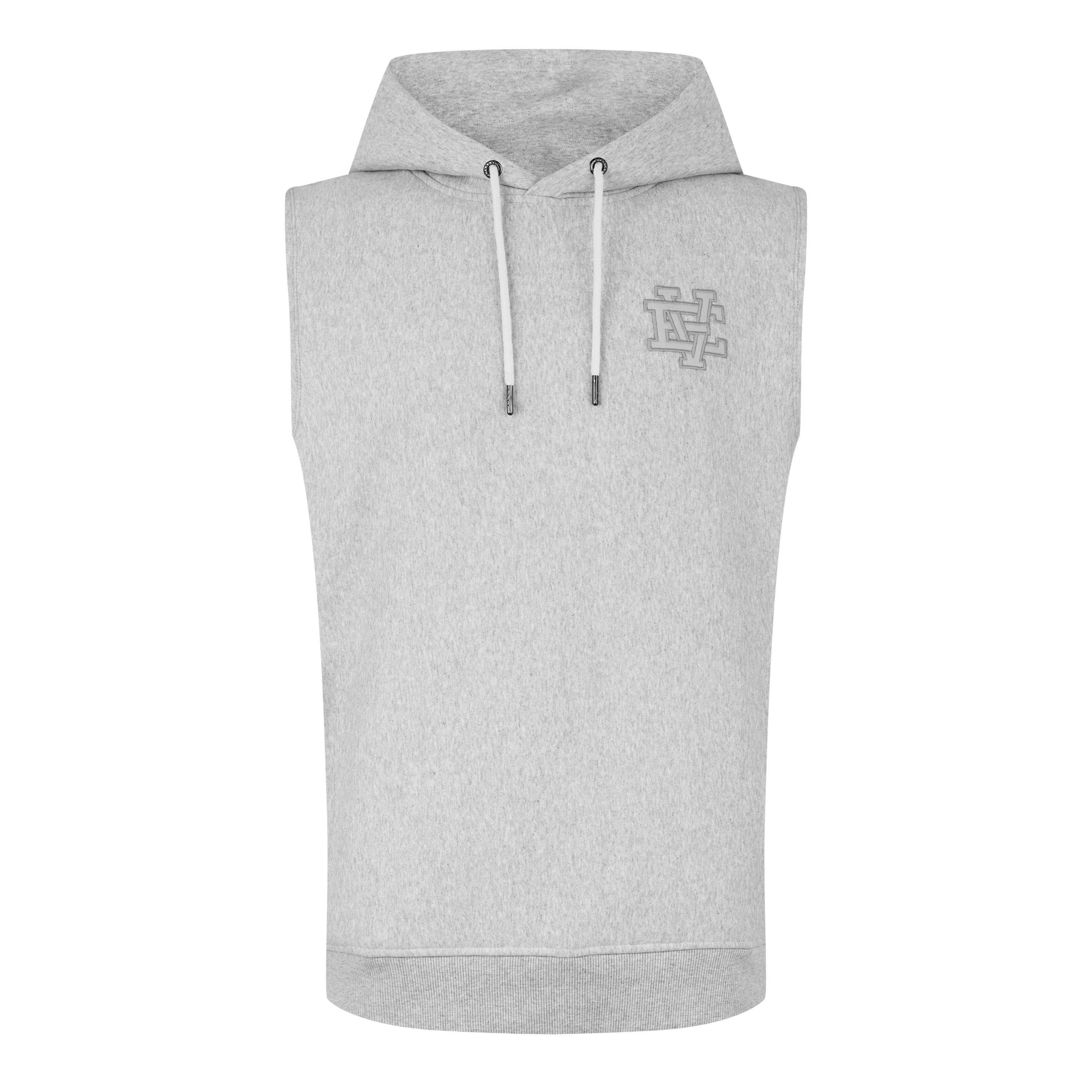 Grey Marl - Everlast - Sleeveless Hoodie Mens - 1