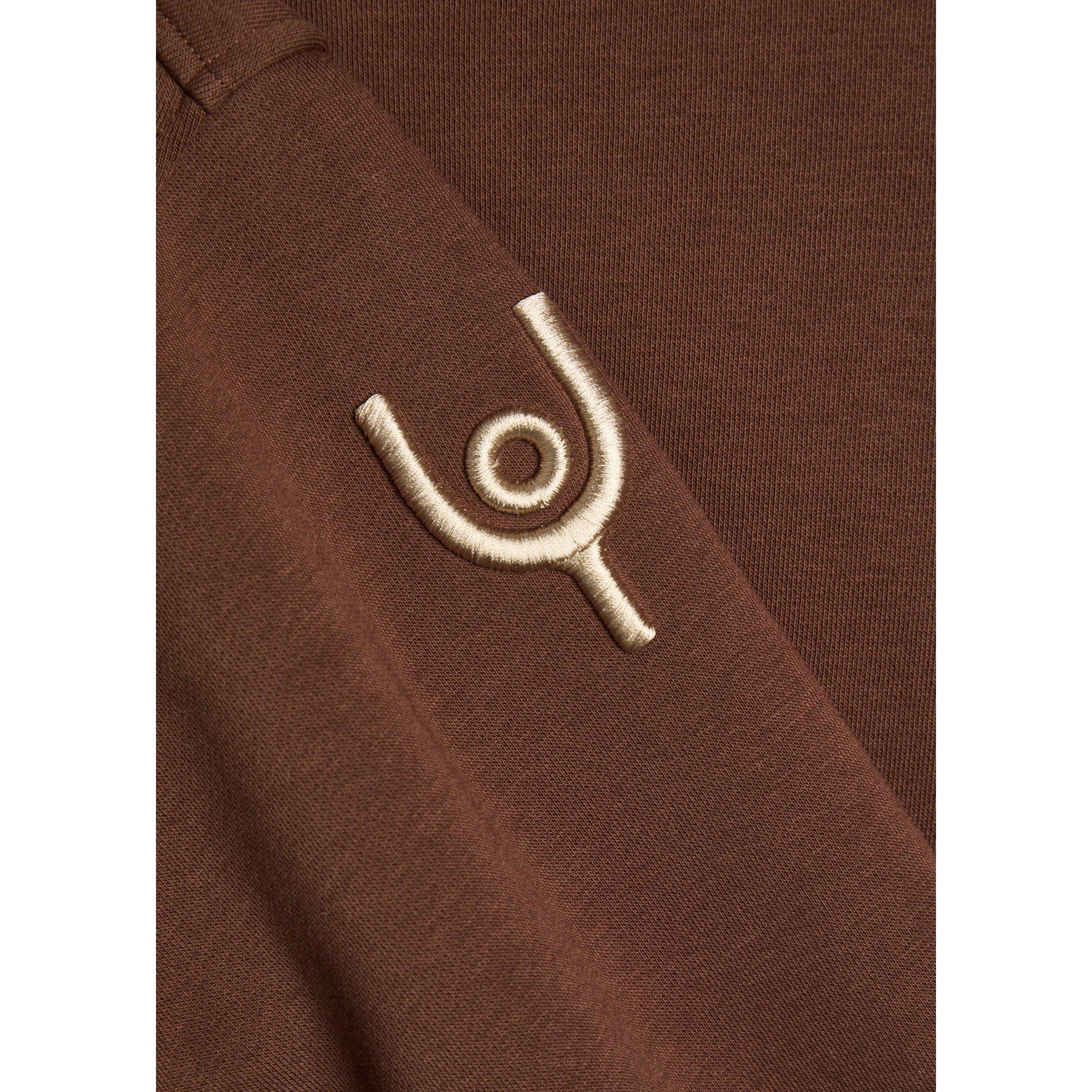 BROWN - Now You Live - Men's Peatling Cotton Oversized-Fit Sweatshirt - 4