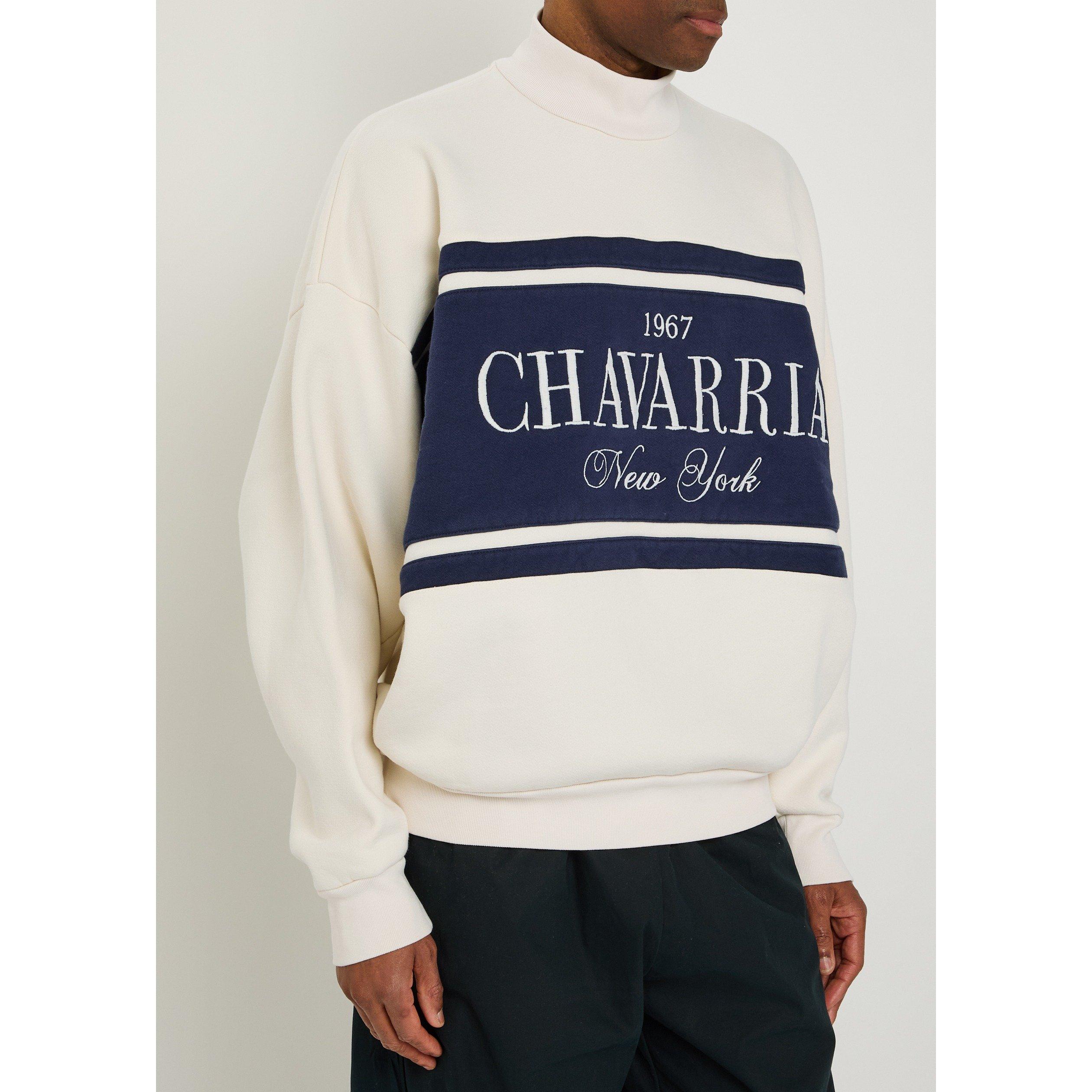 WHITE AND OTHER - Willy Chavarria - WC STRIPED GILROY CREWNECK - 2