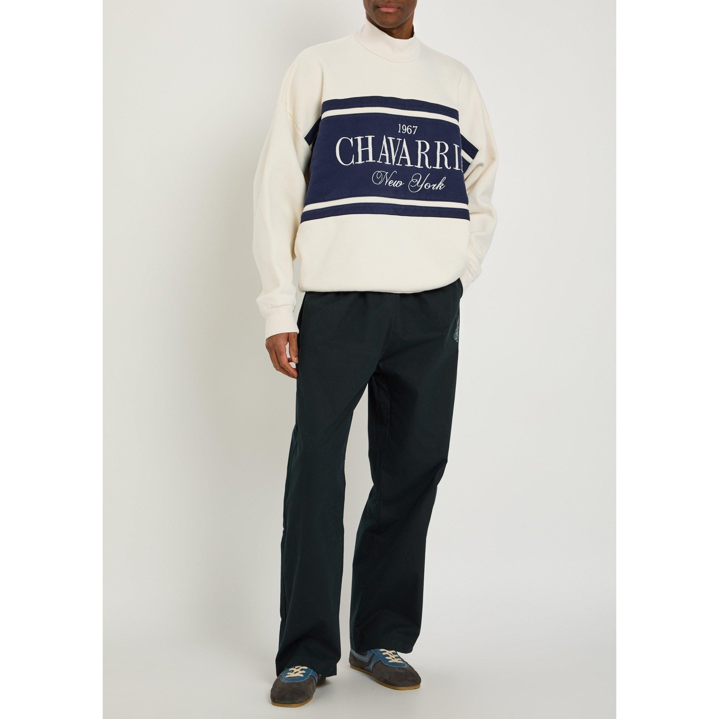 WHITE AND OTHER - Willy Chavarria - WC STRIPED GILROY CREWNECK - 5