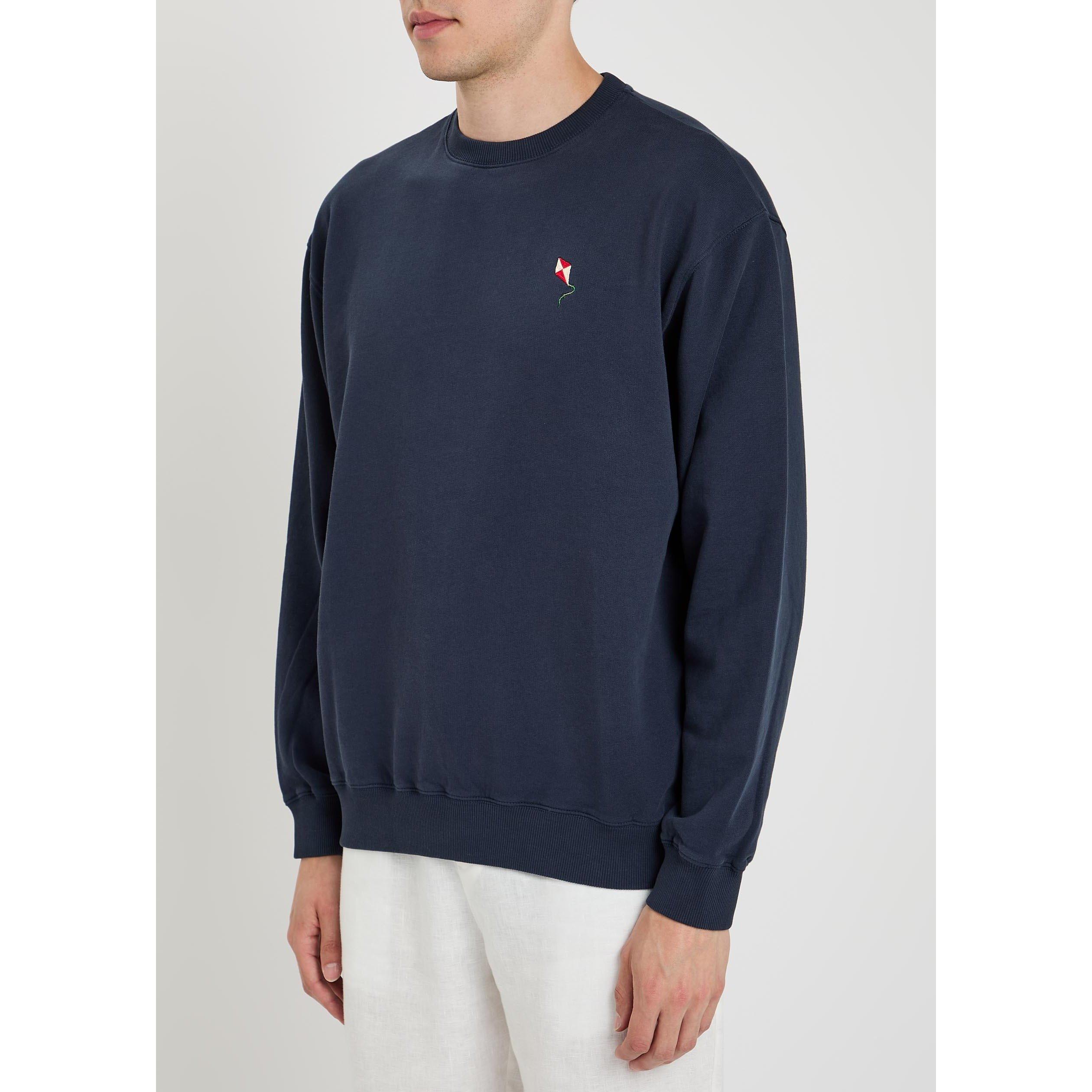 NAVY - Unknown - Men's Kite Cotton Sweatshirt - 2