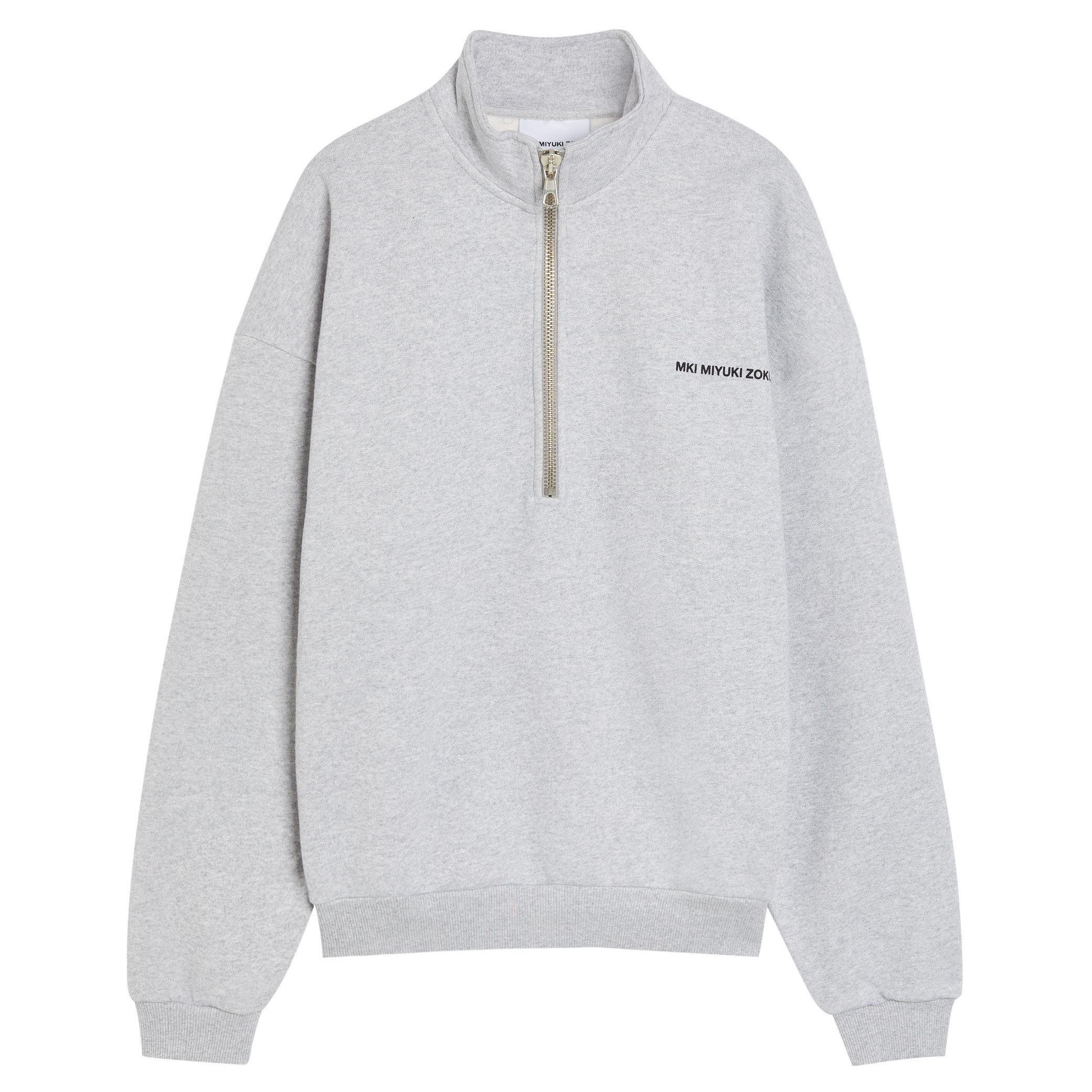 GREY - MKI MIYUKI ZOKU - MKI UNIFORM QUARTER ZIP