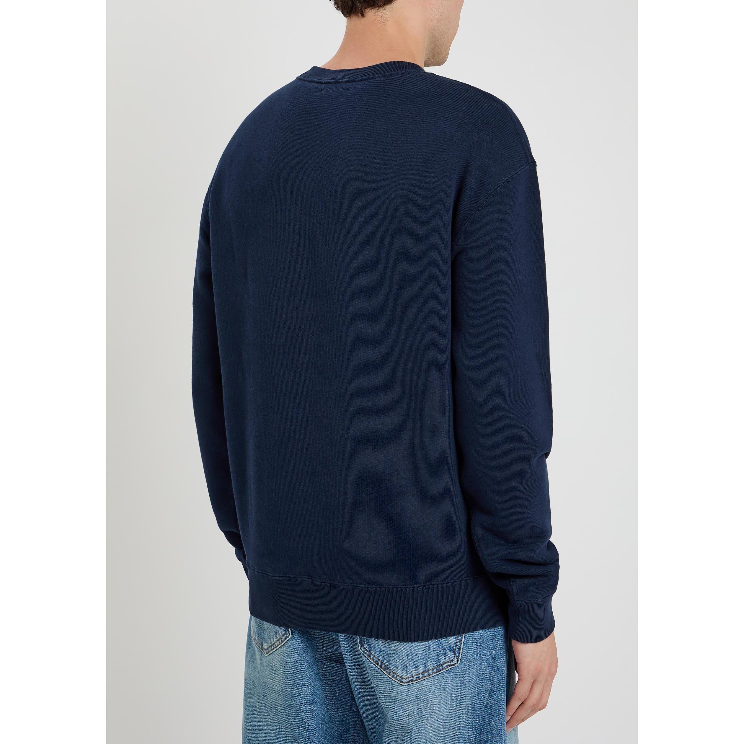 NAVY - JW Anderson - JWA ANONYMOUS TRADE SWEATSHIRT - 3