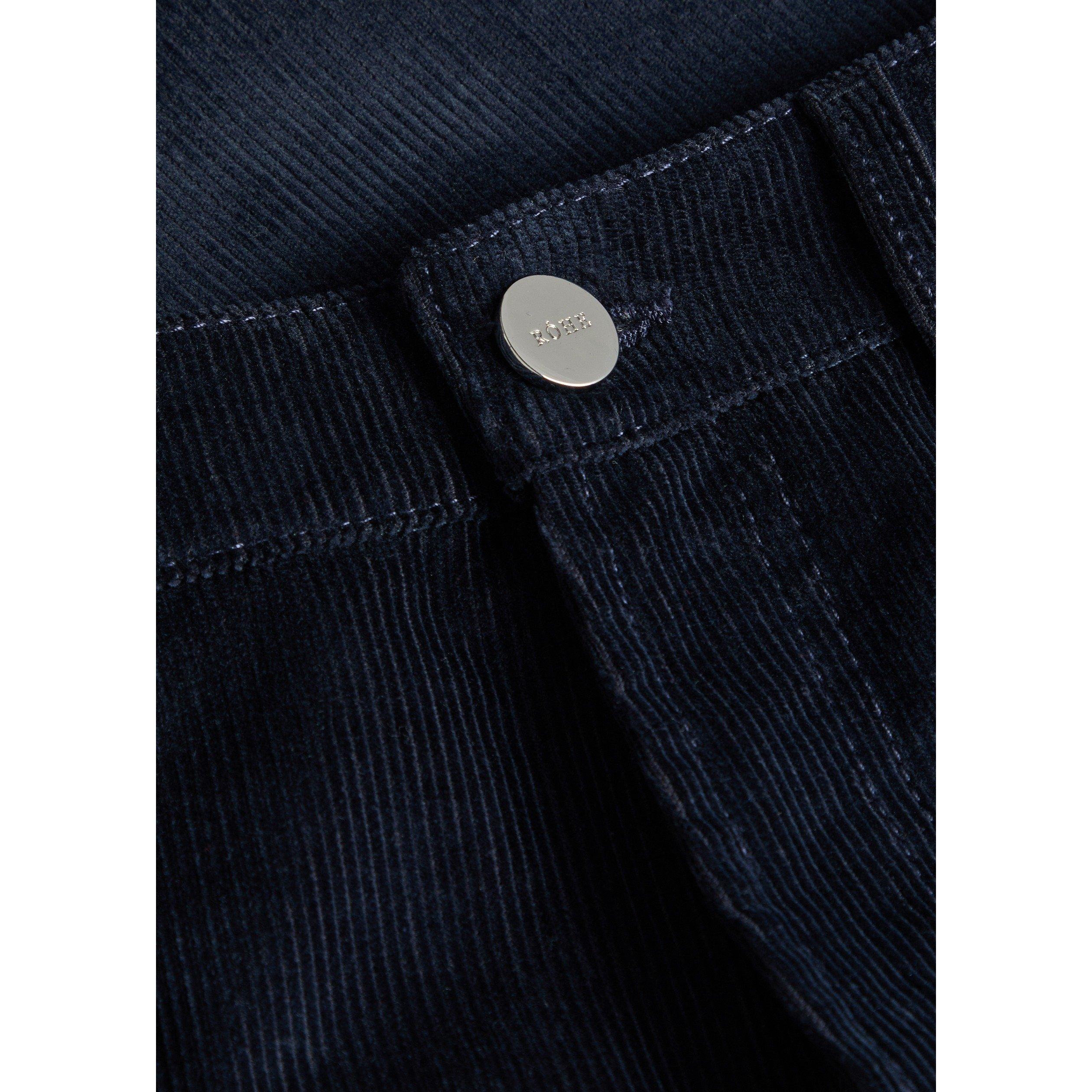 BLACK - Rohe - BRUUN SIGNATURE BAGGY CORDUROY - 4