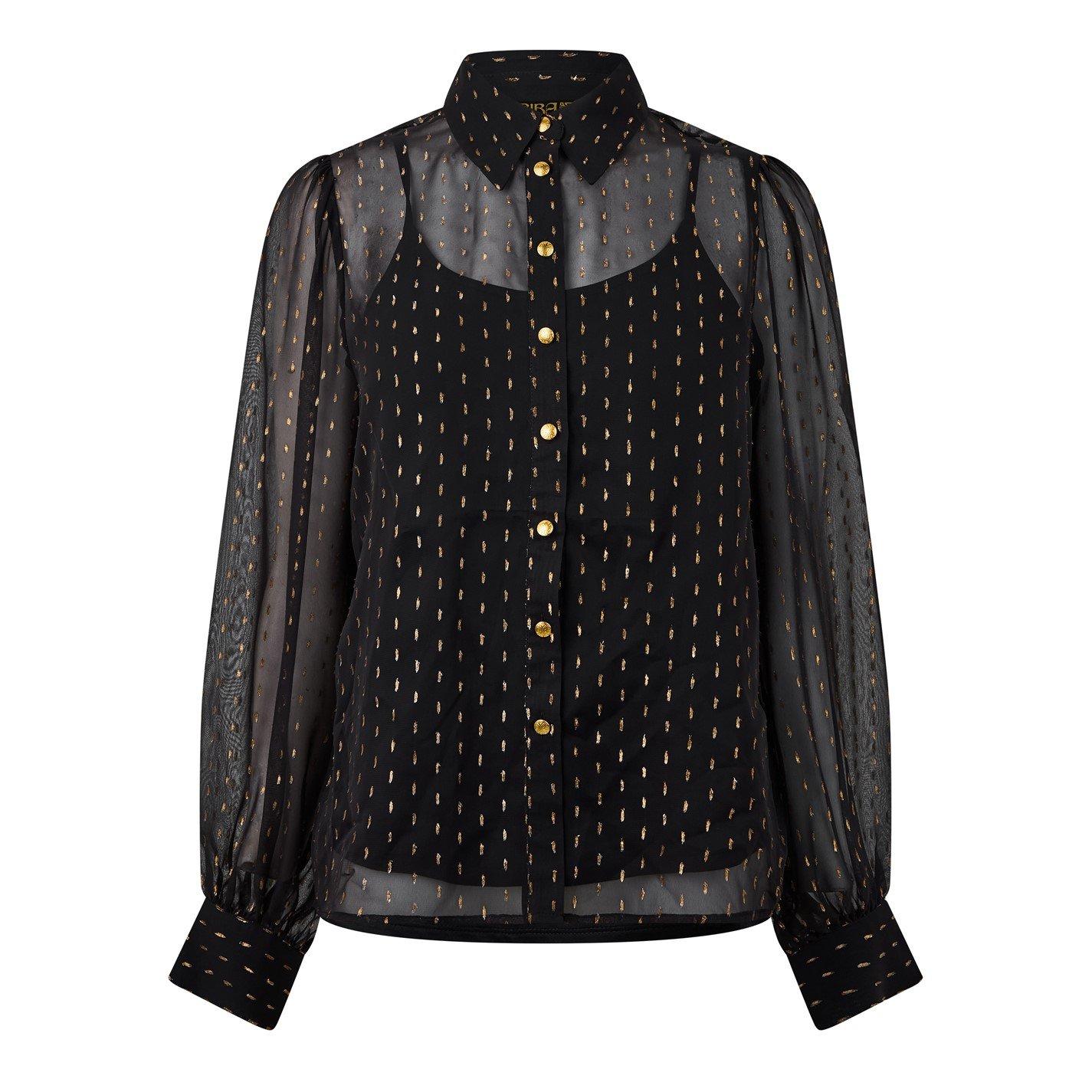 Black - Biba - Biba Metallic Shirt - 2