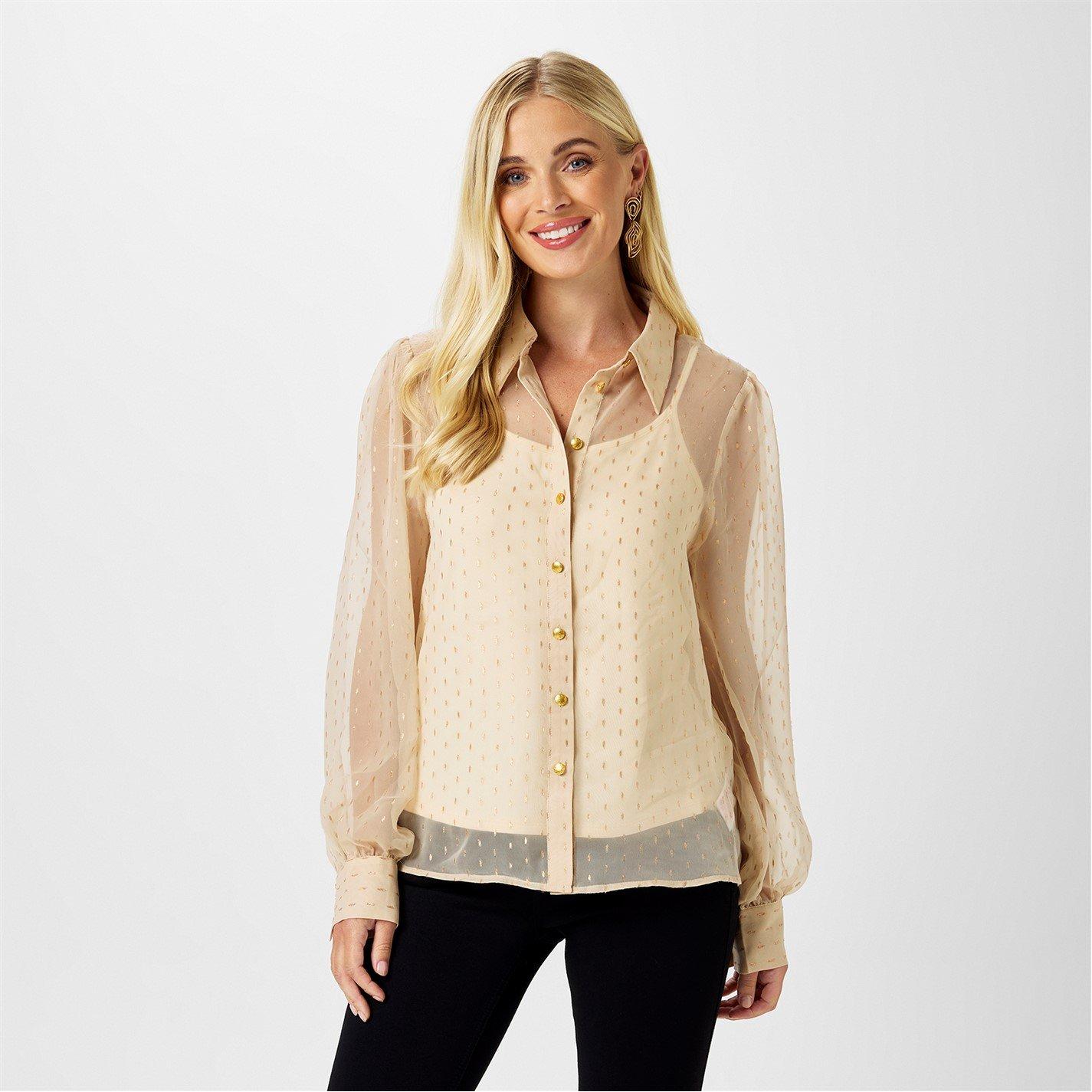 Cream - Biba - Metallic Shirt - 1