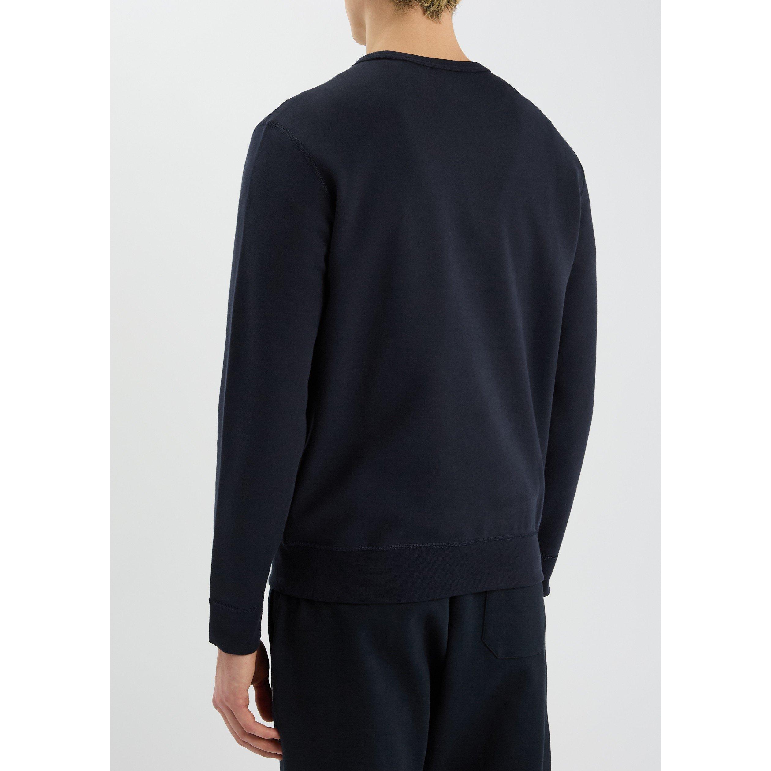 NAVY - Polo Ralph Lauren - Men's Cotton Crew-Neck Relaxed-Fit Sweatshirt - 3