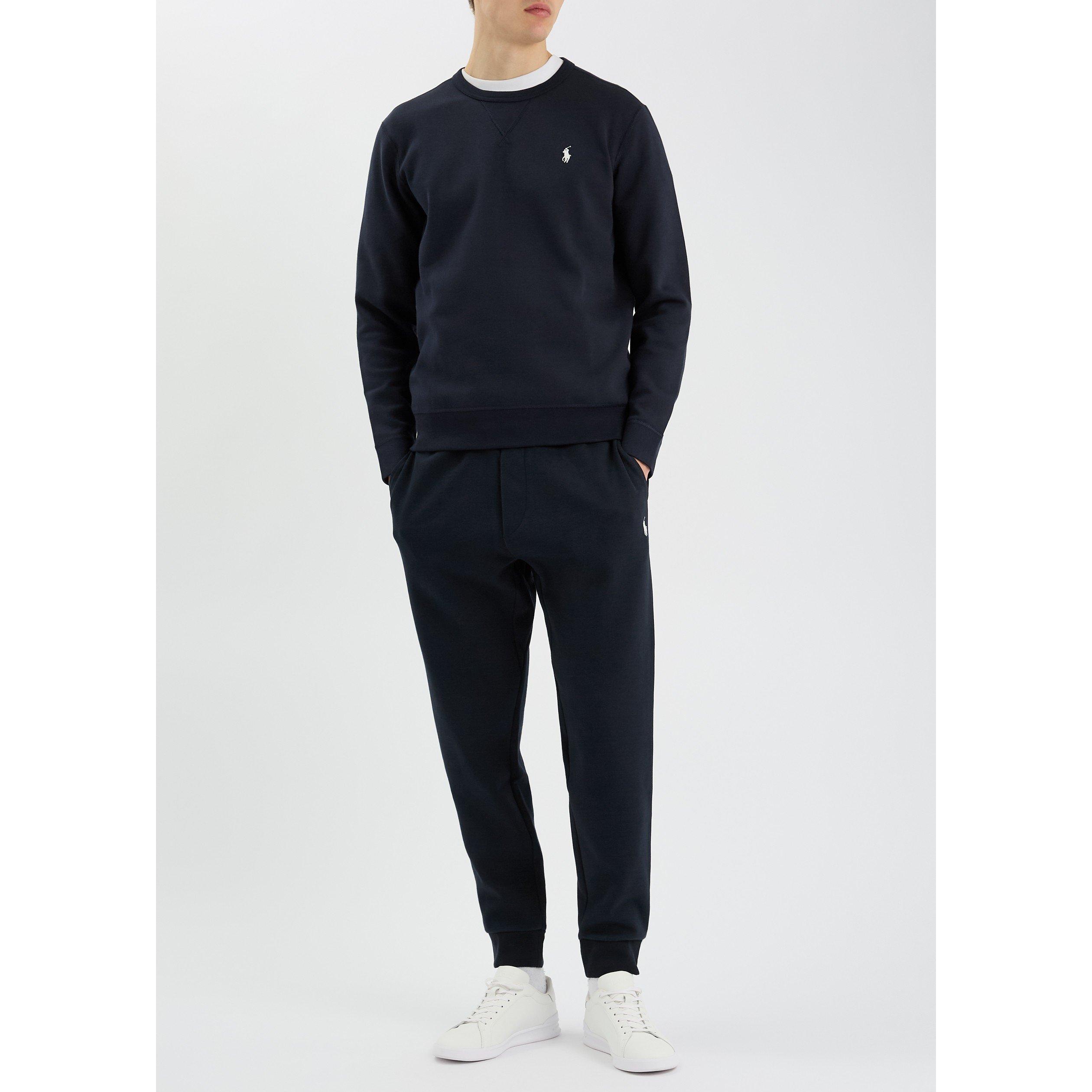 NAVY - Polo Ralph Lauren - Men's Cotton Crew-Neck Relaxed-Fit Sweatshirt - 5