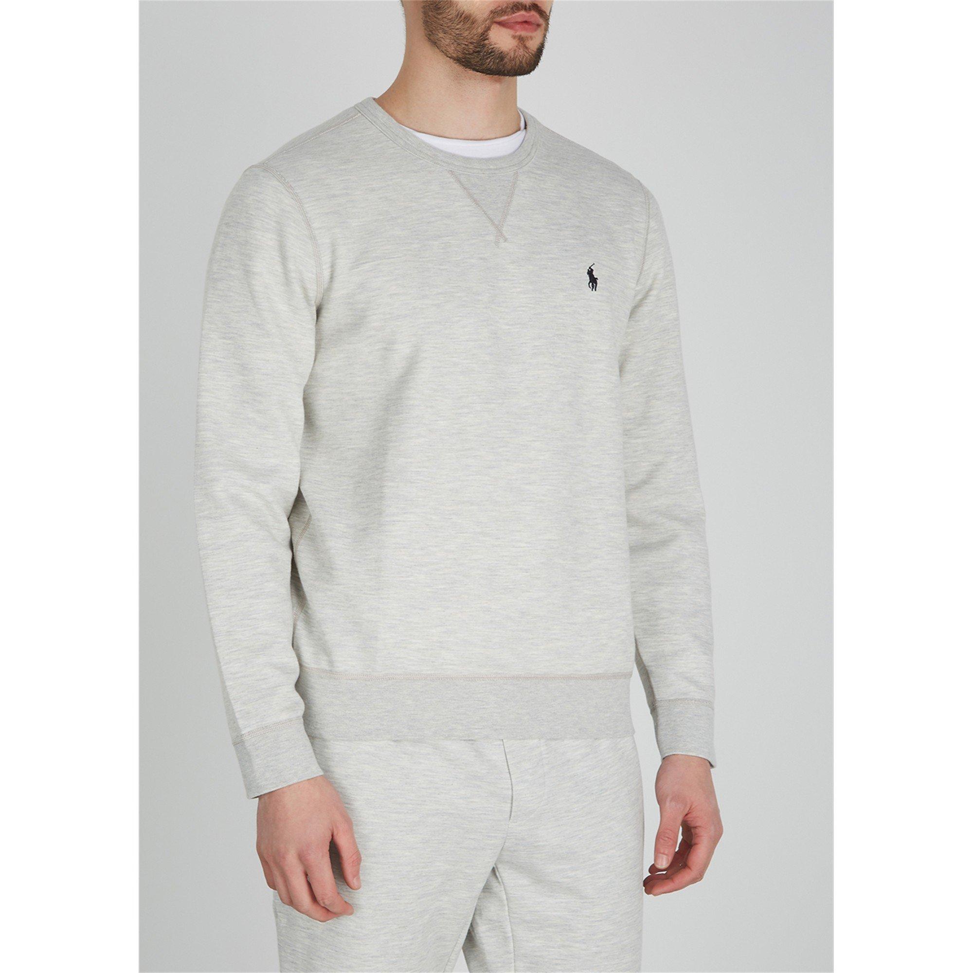 GREY - Polo Ralph Lauren - Men's Embroidered Crew Sweatshirt - 2