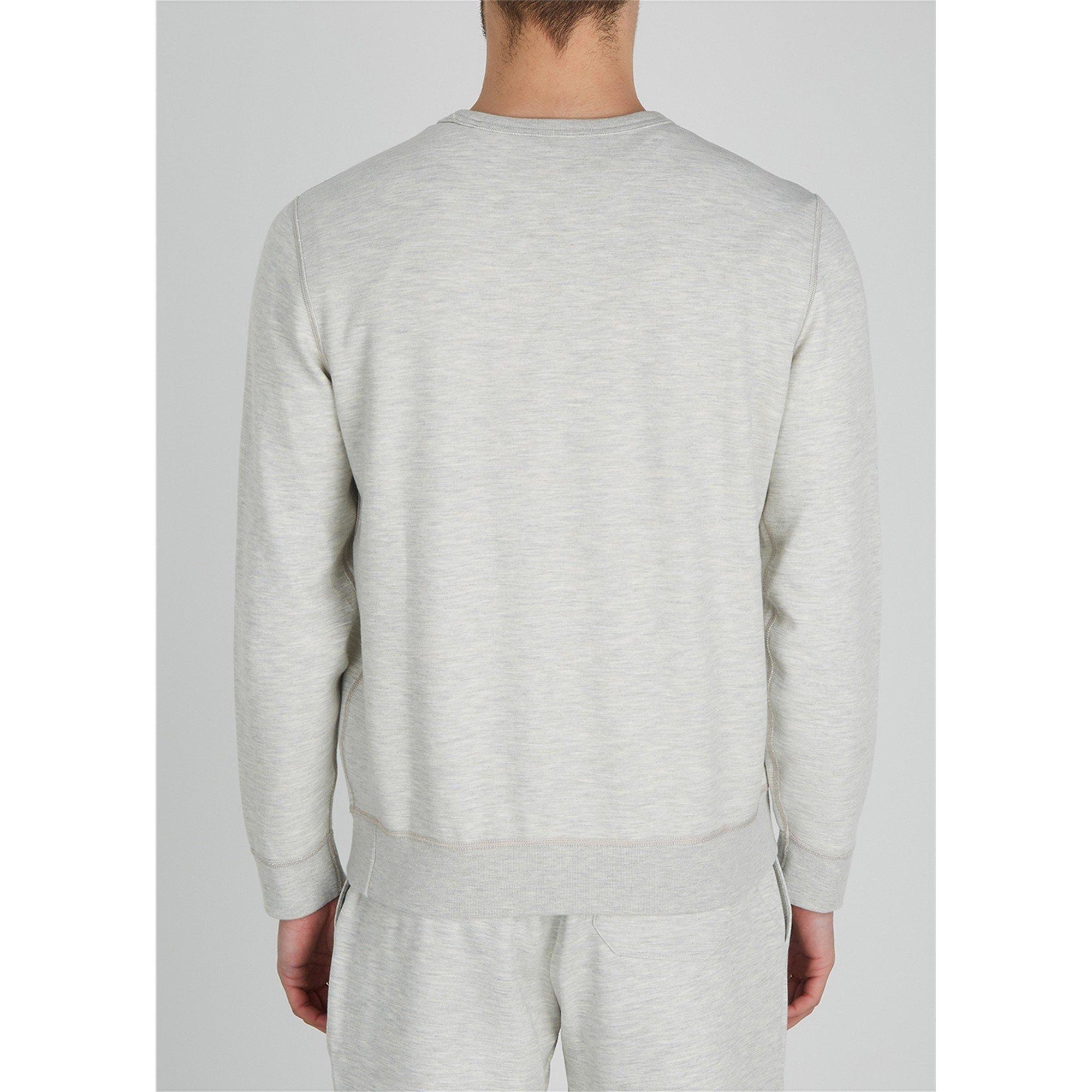 GREY - Polo Ralph Lauren - Men's Embroidered Crew Sweatshirt - 3