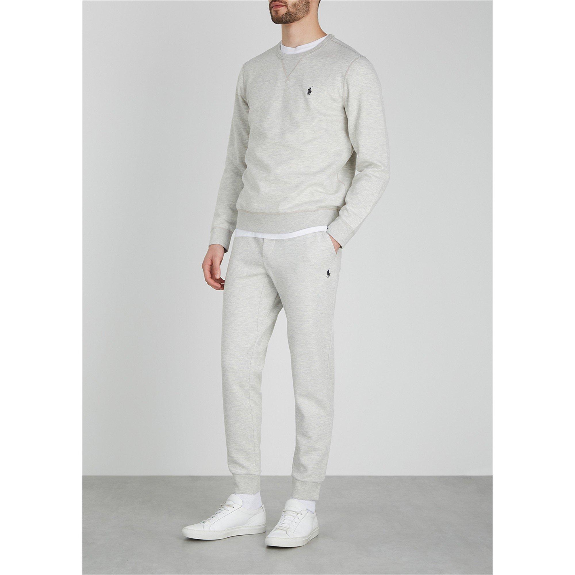GREY - Polo Ralph Lauren - Men's Embroidered Crew Sweatshirt - 5