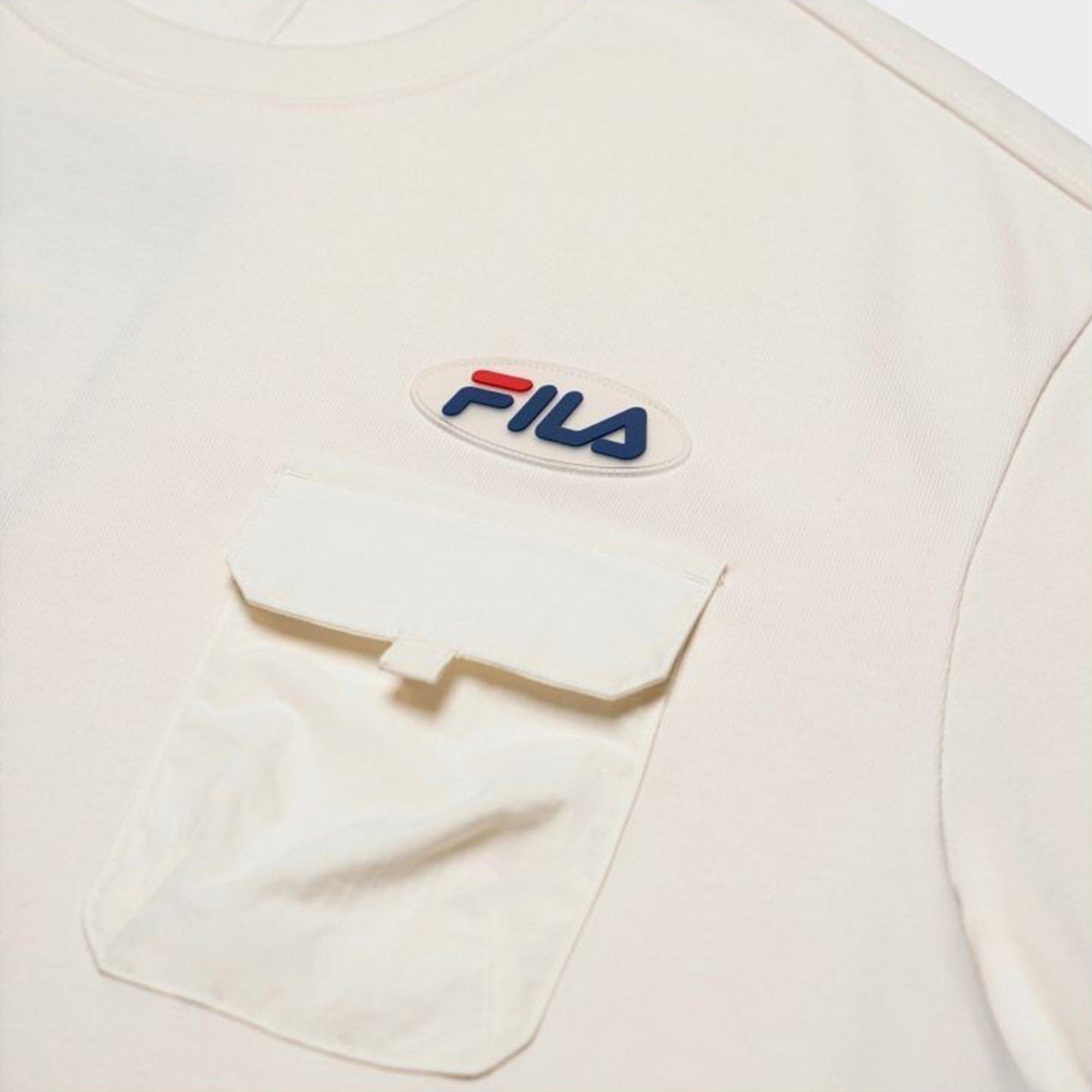 Off White - Fila - DNA Pocket Adults Oversized T Shirt - 3