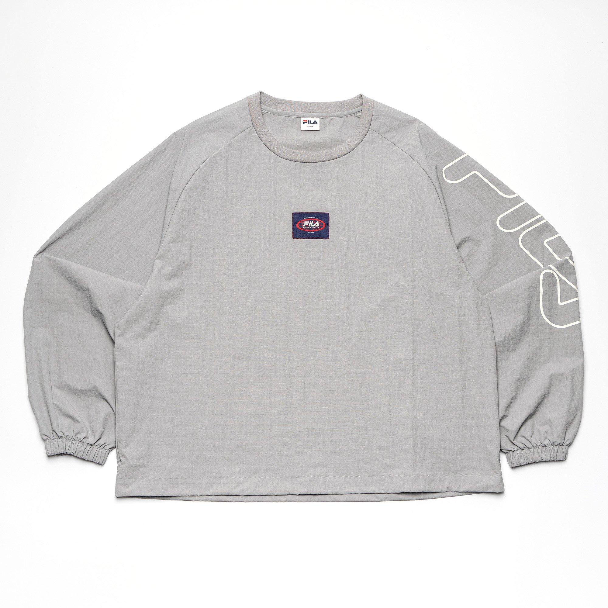Steel Grey - Fila - DNA Adults Long Sleeve Top - 1