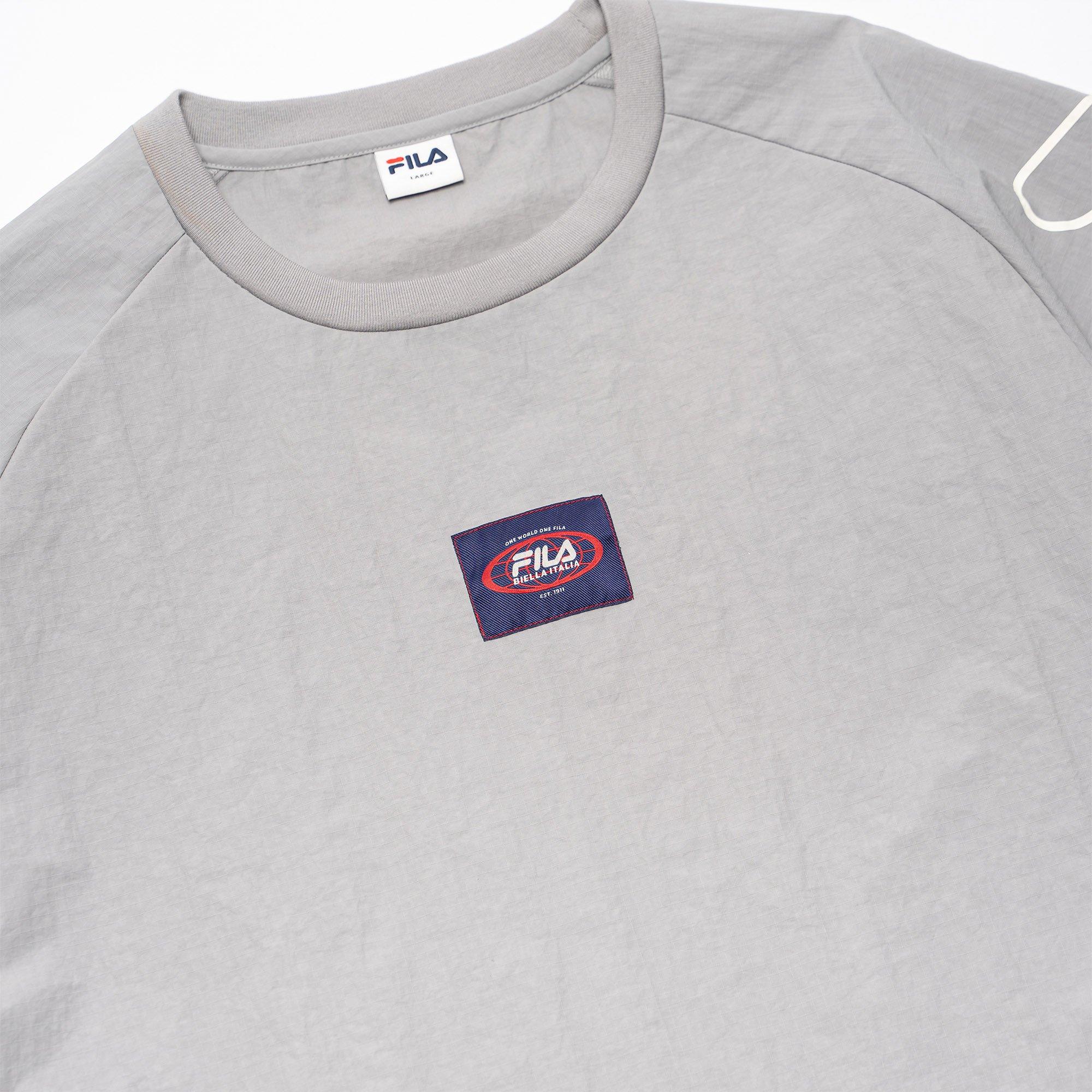 Steel Grey - Fila - DNA Adults Long Sleeve Top - 3