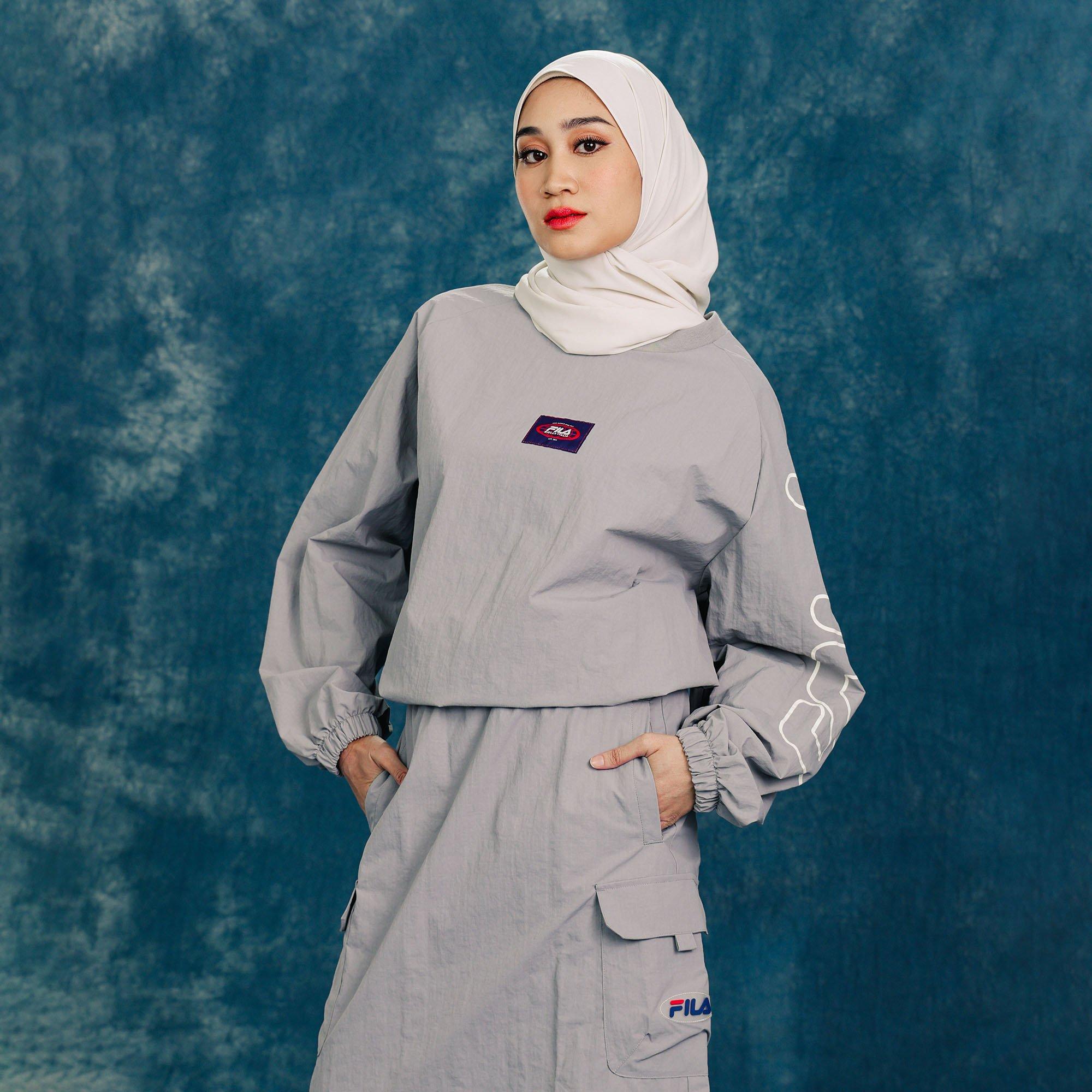 Steel Grey - Fila - DNA Adults Long Sleeve Top - 5