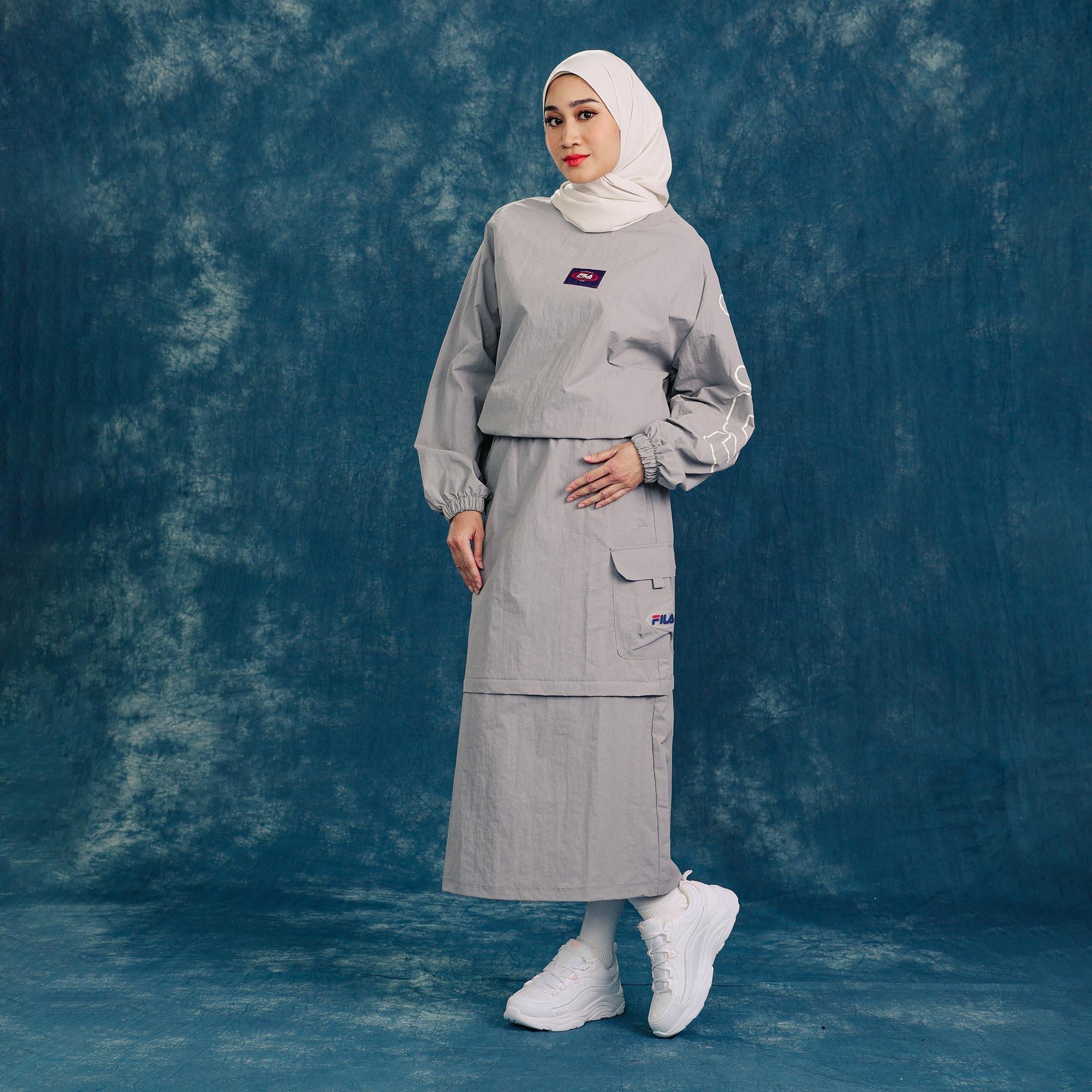 Steel Grey - Fila - DNA Adults Long Sleeve Top - 8