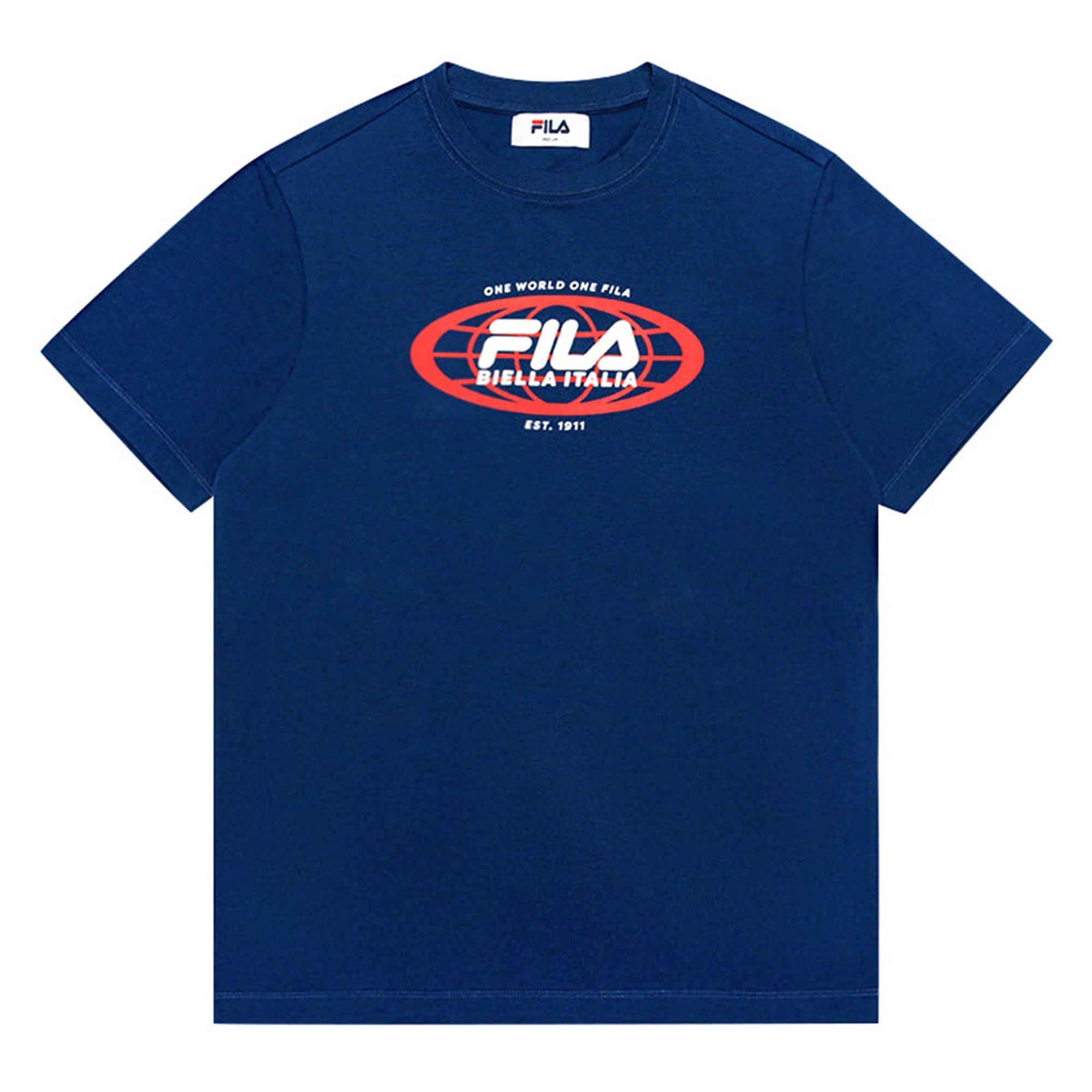 Navy - Fila - DNA Adults T Shirt - 1
