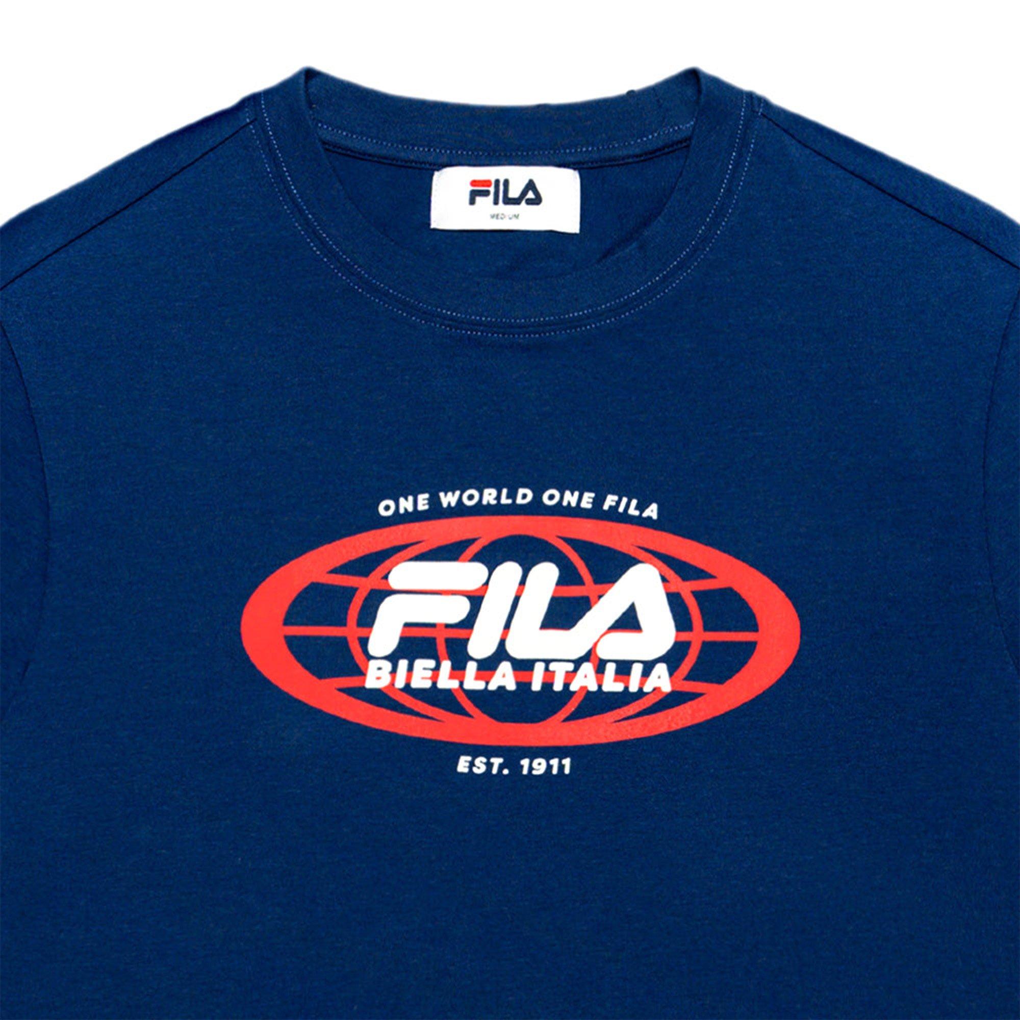 Navy - Fila - DNA Adults T Shirt - 3