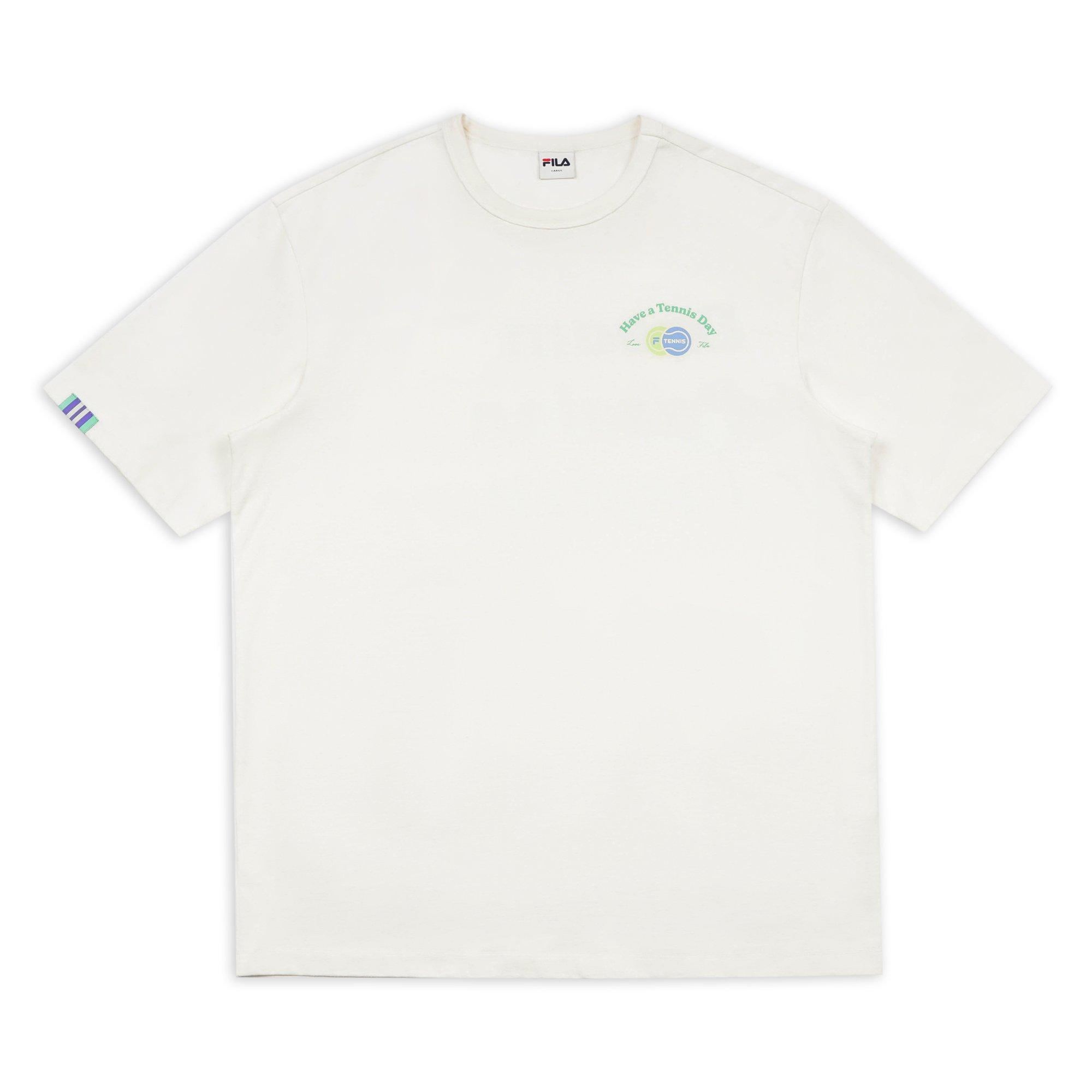 Off White - Fila - Tennis Club Adults Oversized T Shirt - 2